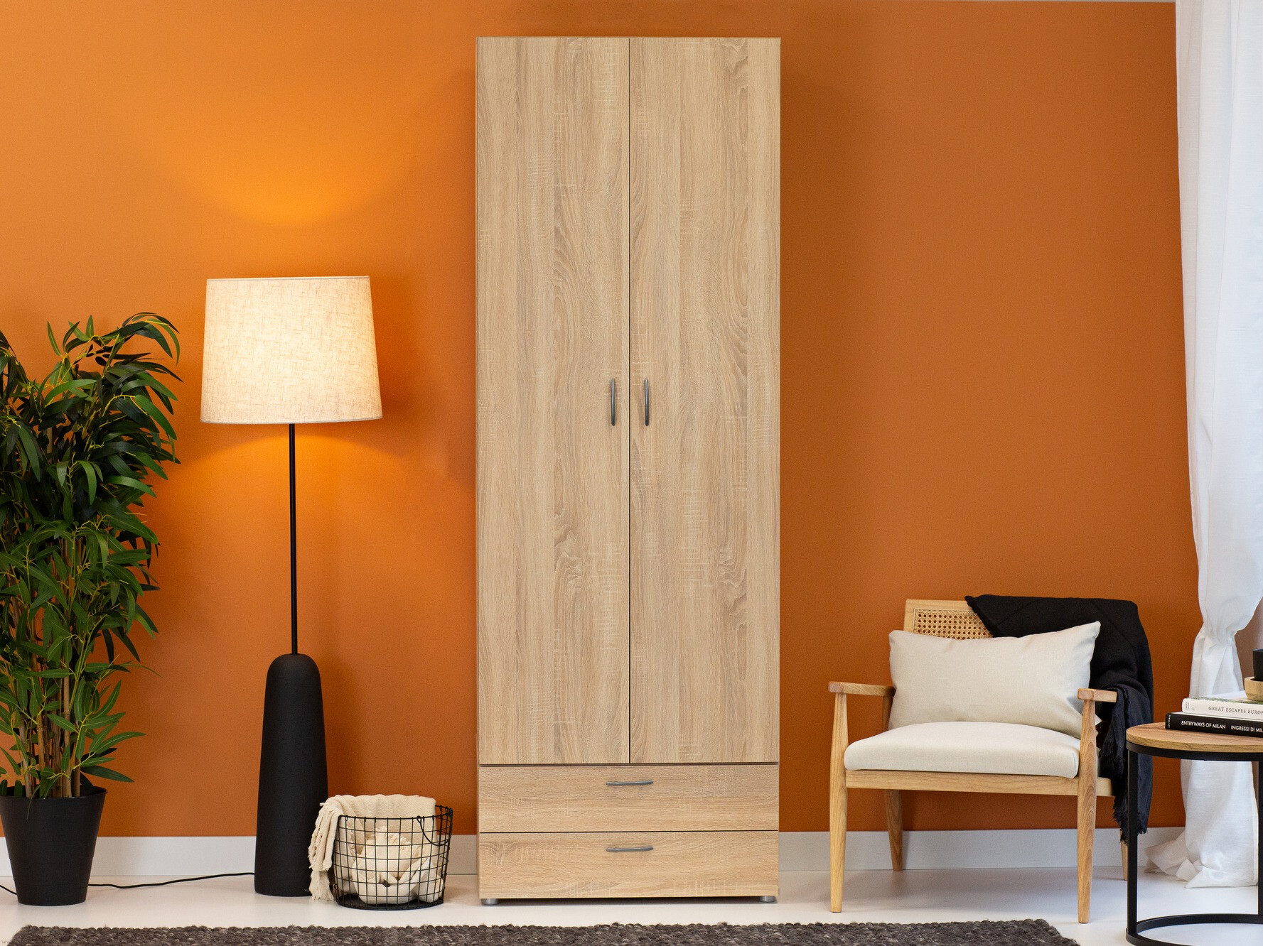 Gardróbszekrény Bristol 187 (Sonoma tölgy)