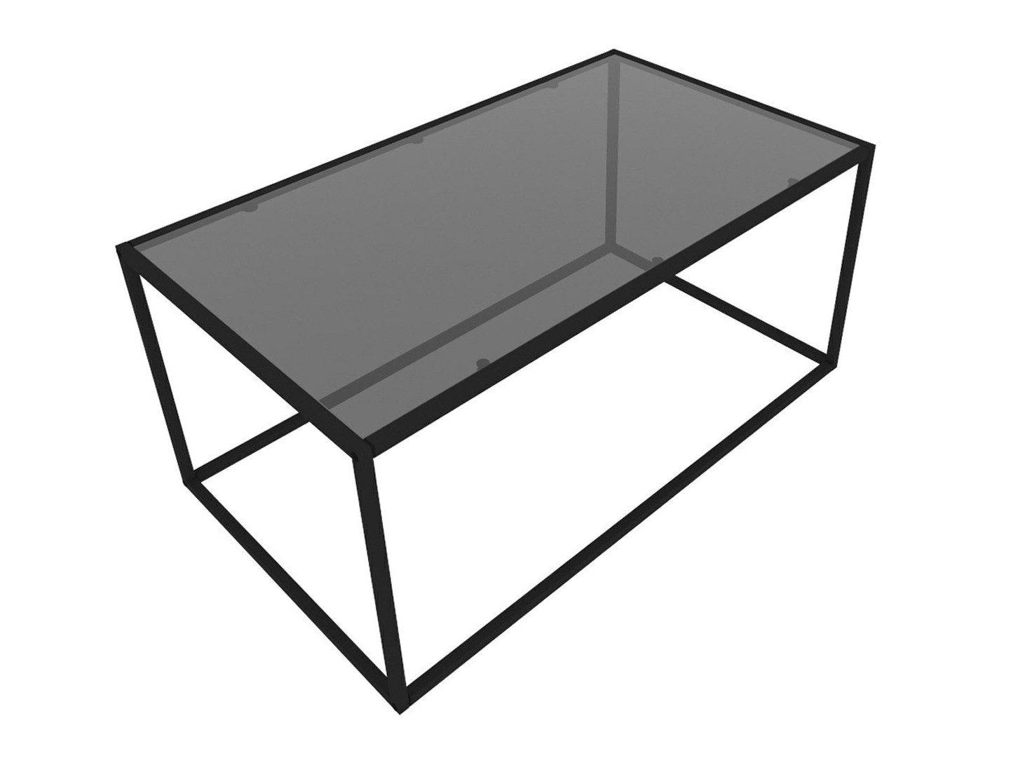 Dohányzóasztal Kailua 1889 (Fekete)