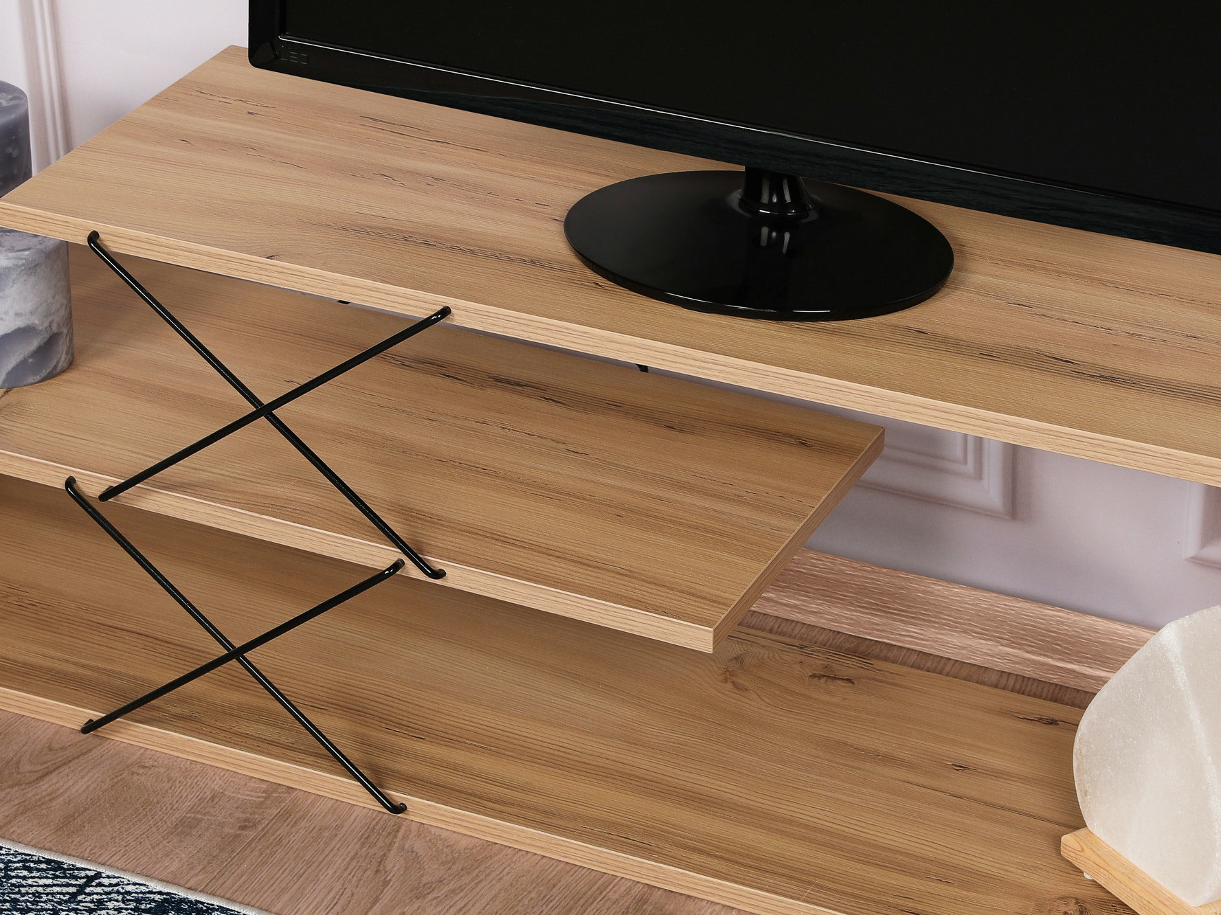 TV-állvány Kailua 1456 (Tölgy)