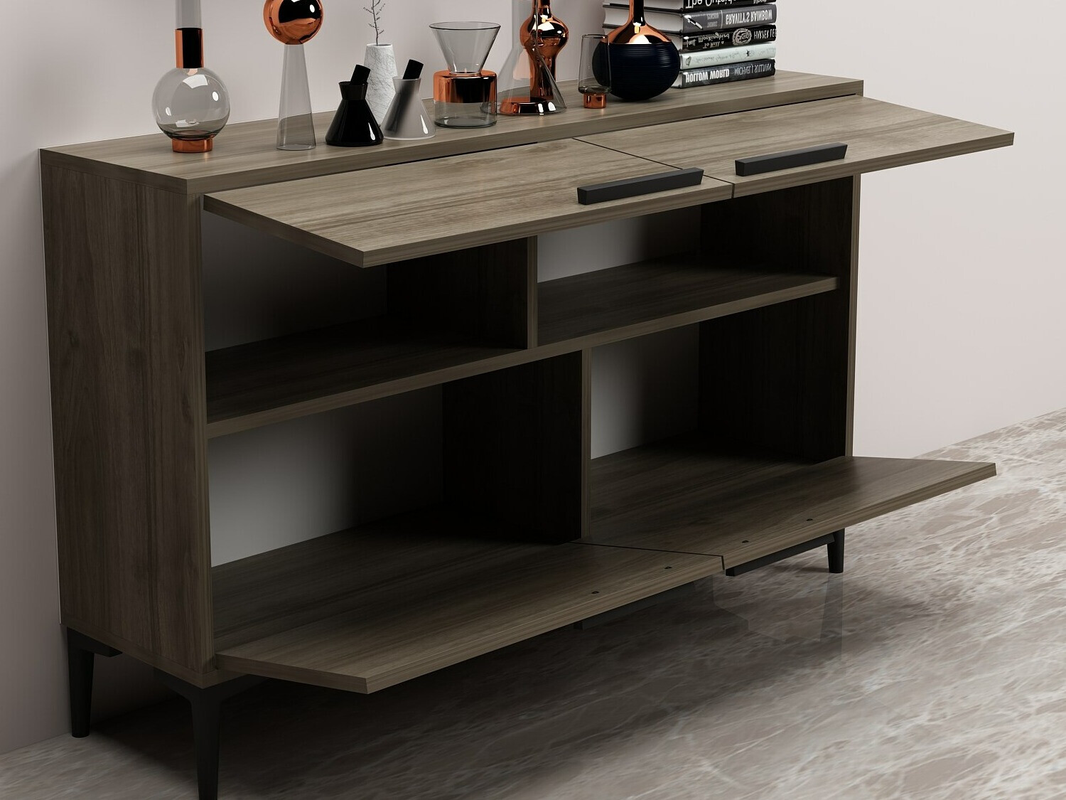 Szekrény Kailua 1955 (Dió)