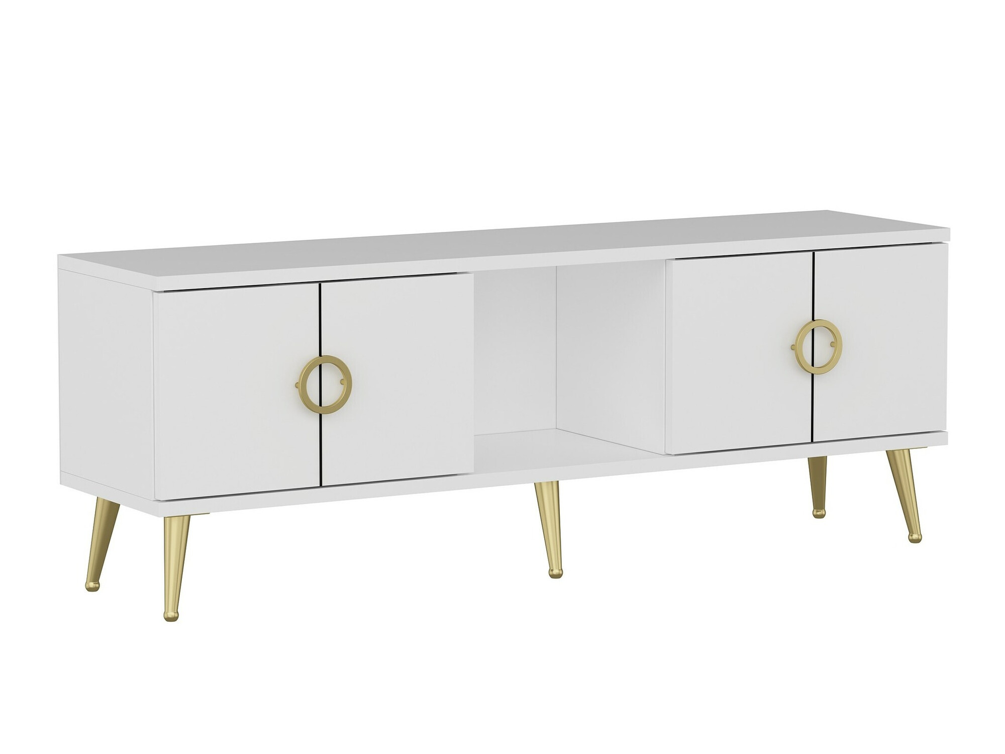 TV-állvány Kailua 1961 (Fehér)