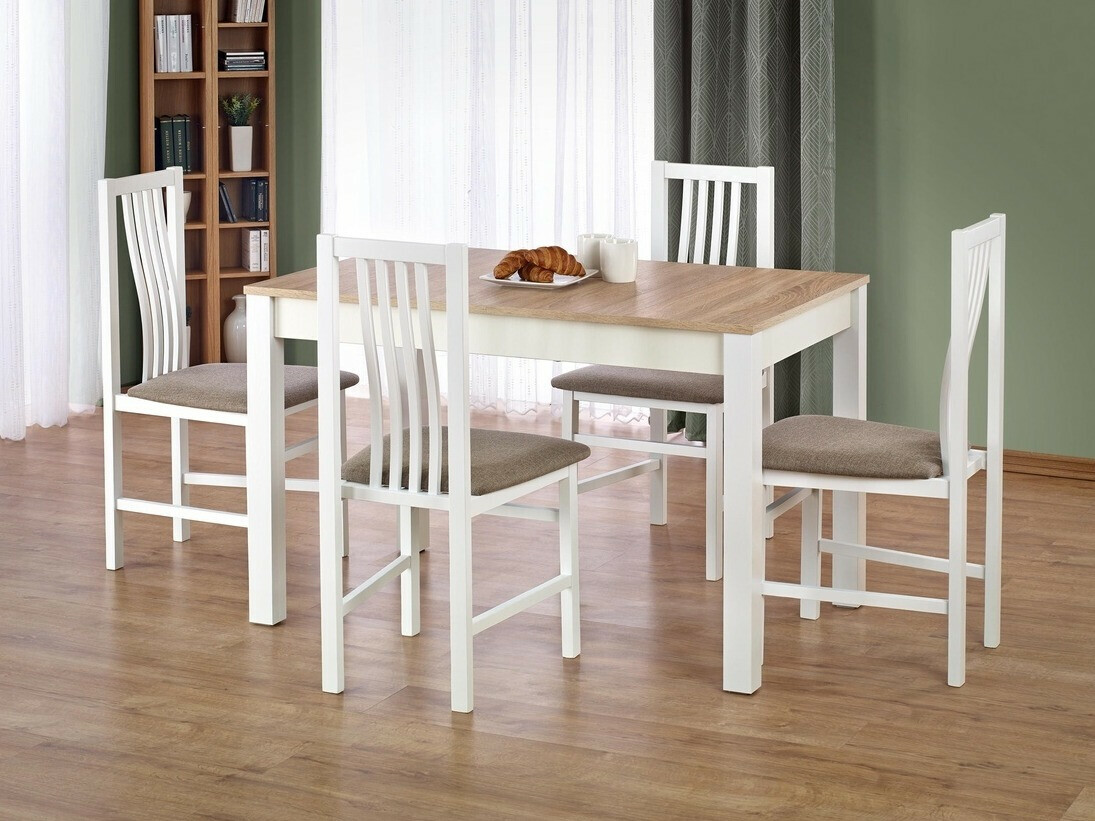 Asztal Houston 225 (Sonoma tölgy + Fehér)