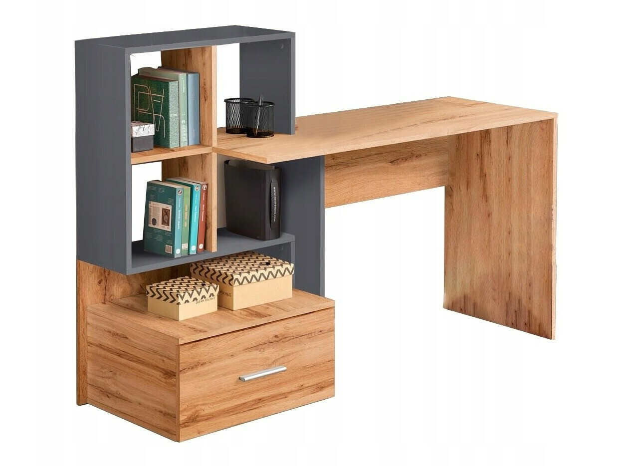 Íróasztal Houston 826 (Wotan tölgy + Antracit)