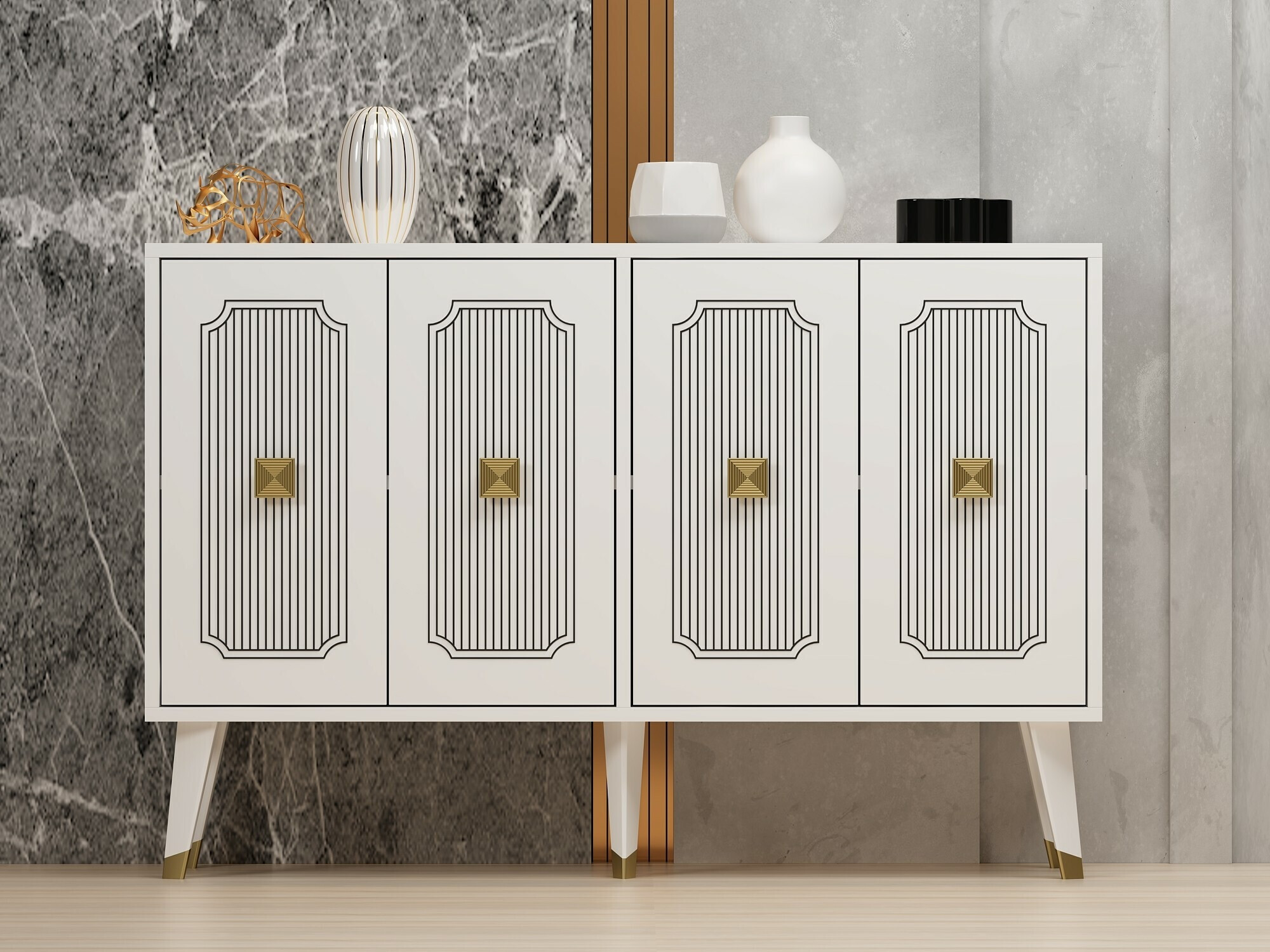 Szekrény Dunliru 112 (Fehér)