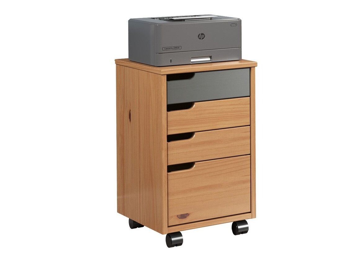 Tároló Indianapolis C101 (Mézes tölgy + Szürke)