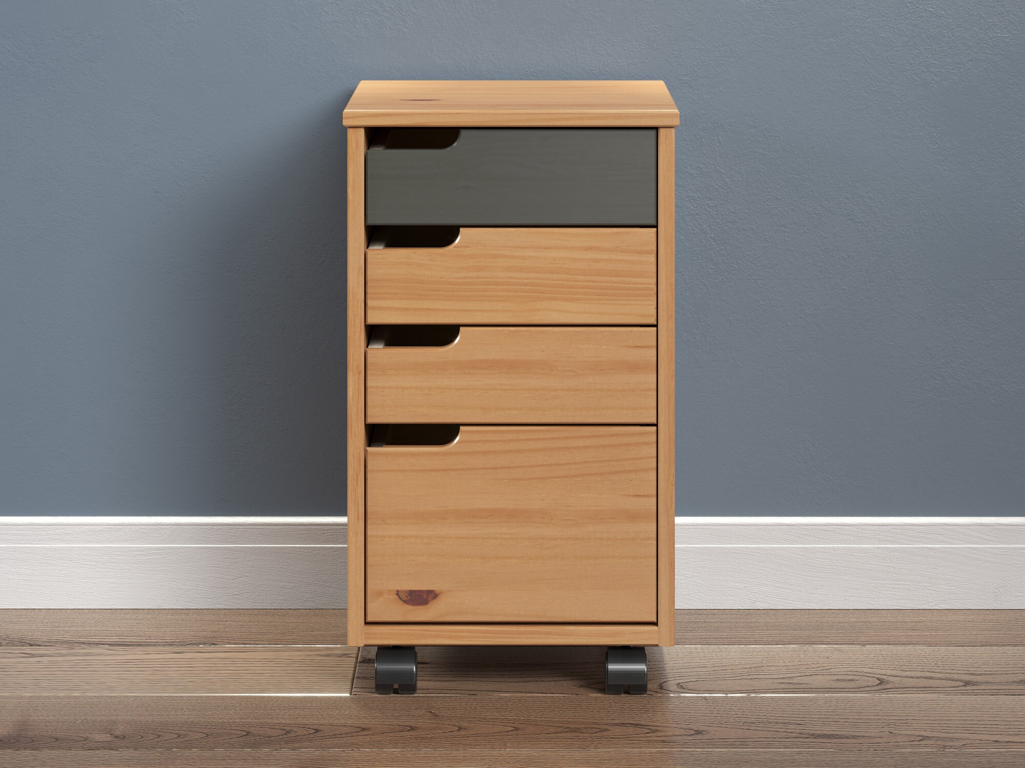 Tároló Indianapolis C101 (Mézes tölgy + Szürke)