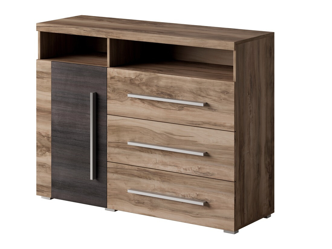 Komód Sorciro 102 (Dió + Sötét tölgy)