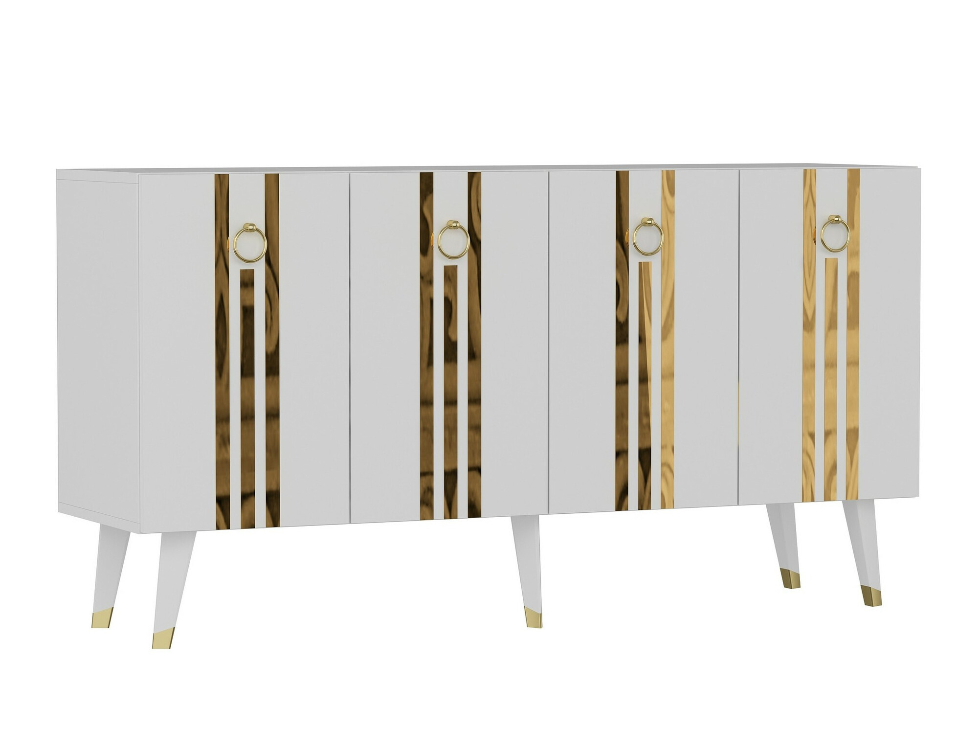 Szekrény Kailua 1970 (Fehér + Aranysárga)