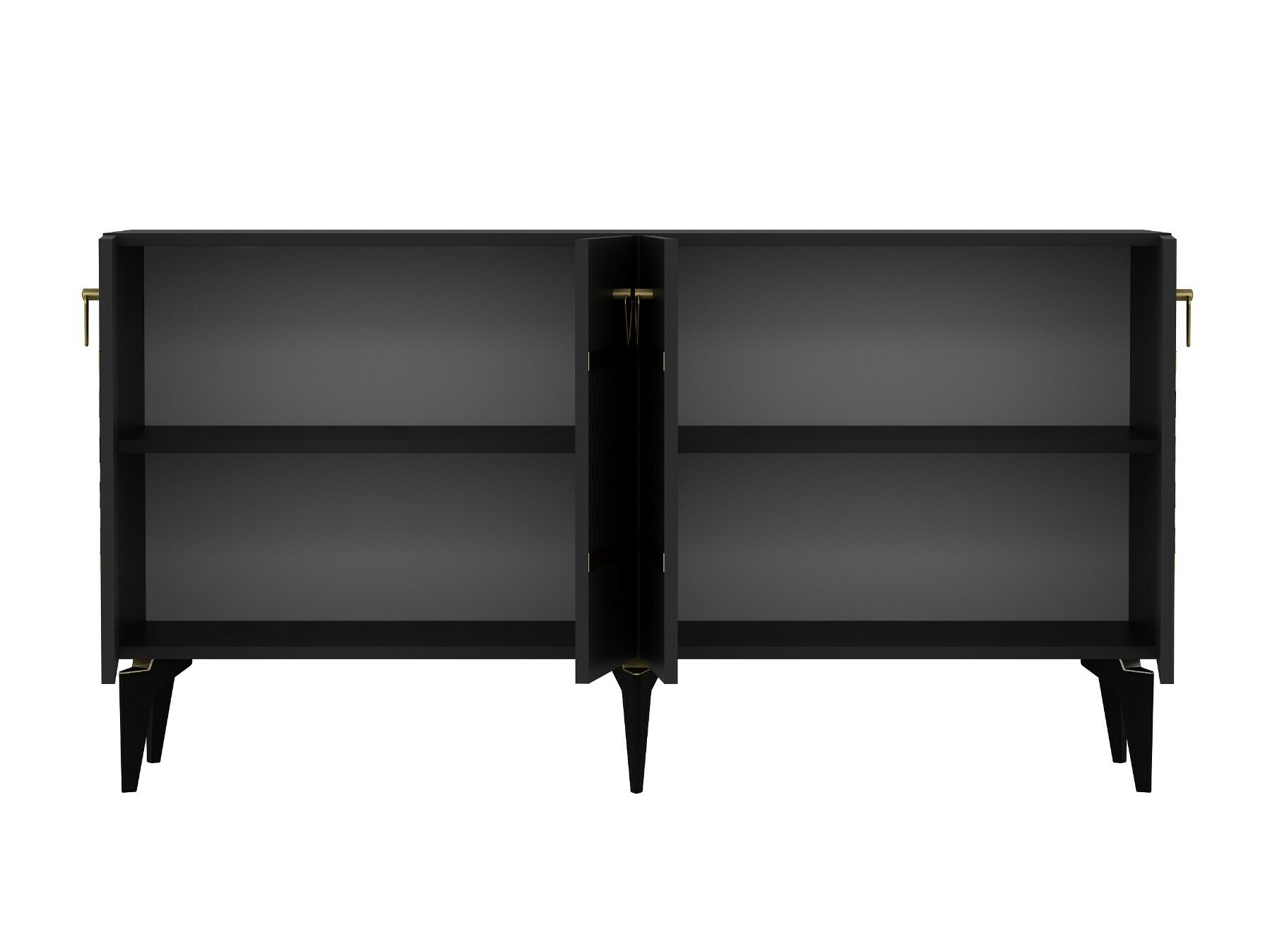 Szekrény Kailua 1972 (Antracit + Aranysárga)