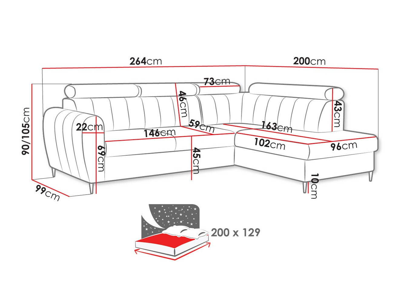 Sarokkanapé Temple 125 (Paros 2)