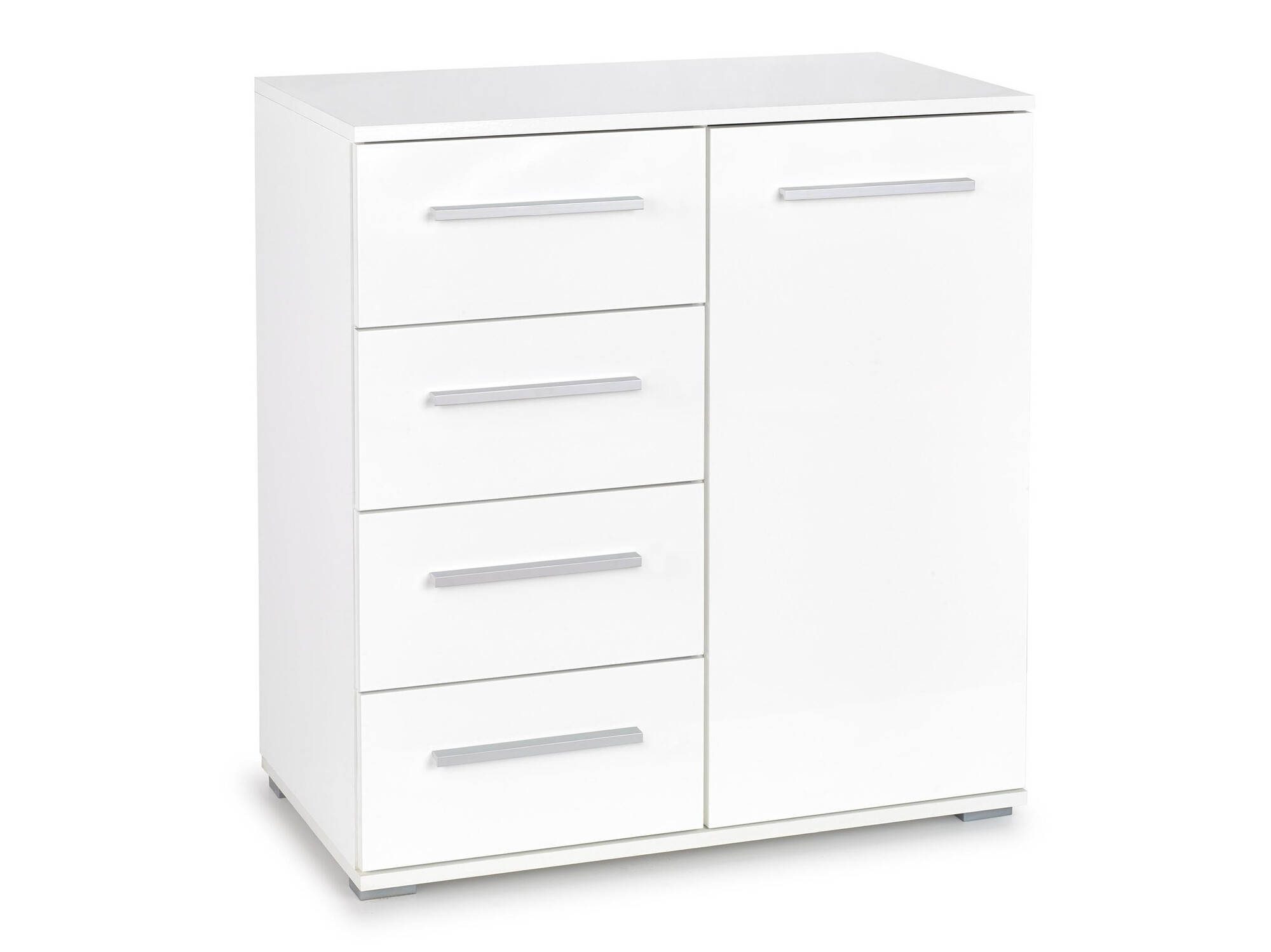 Komód Cirveso 101 (Fehér + Fényes fehér)