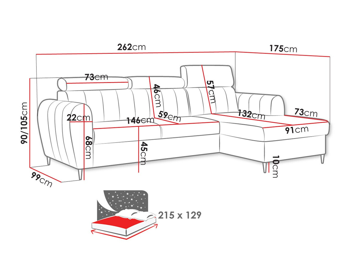 Sarokkanapé Temple 126 (Paros 2)