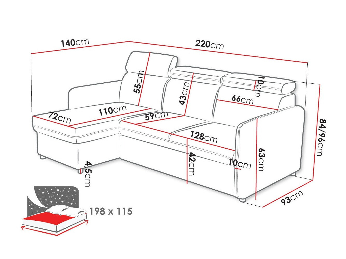 Sarokkanapé Temple 127 (Enjoy New 3)