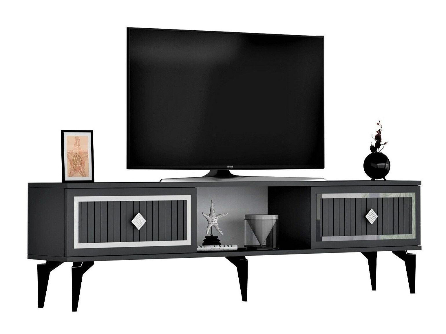 TV-állvány Kailua 1986 (Antracit)