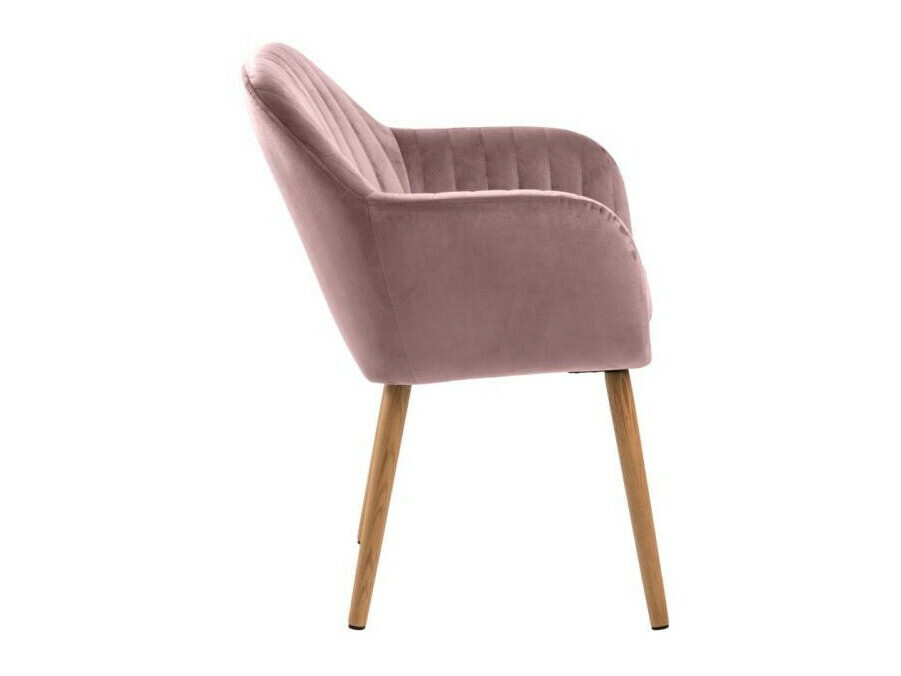 Étkezőgarnitúra Norsica Daltea 114 (Poros rózsaszín + Világos fa)