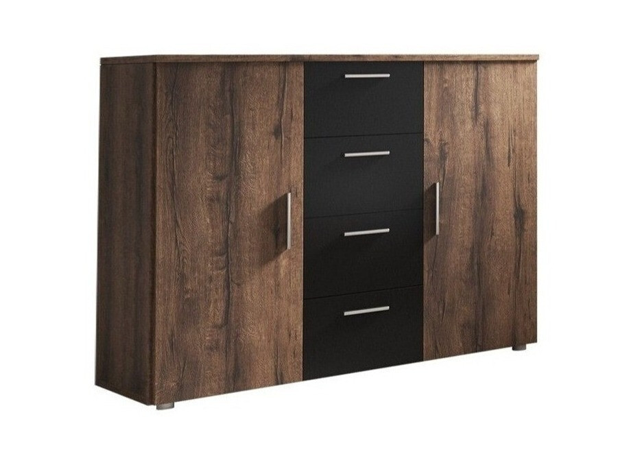 Komód Vestivo 101 (Monastery tölgy + Fekete)