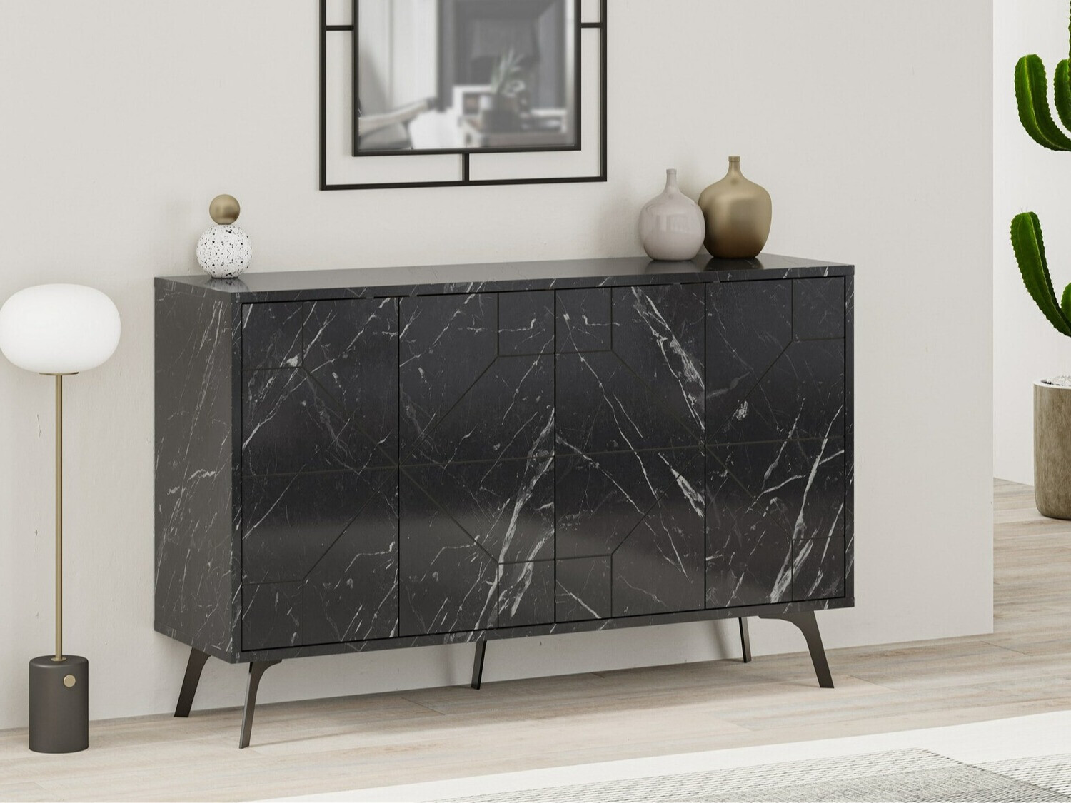 Szekrény Kailua 416 (Fekete márvány)