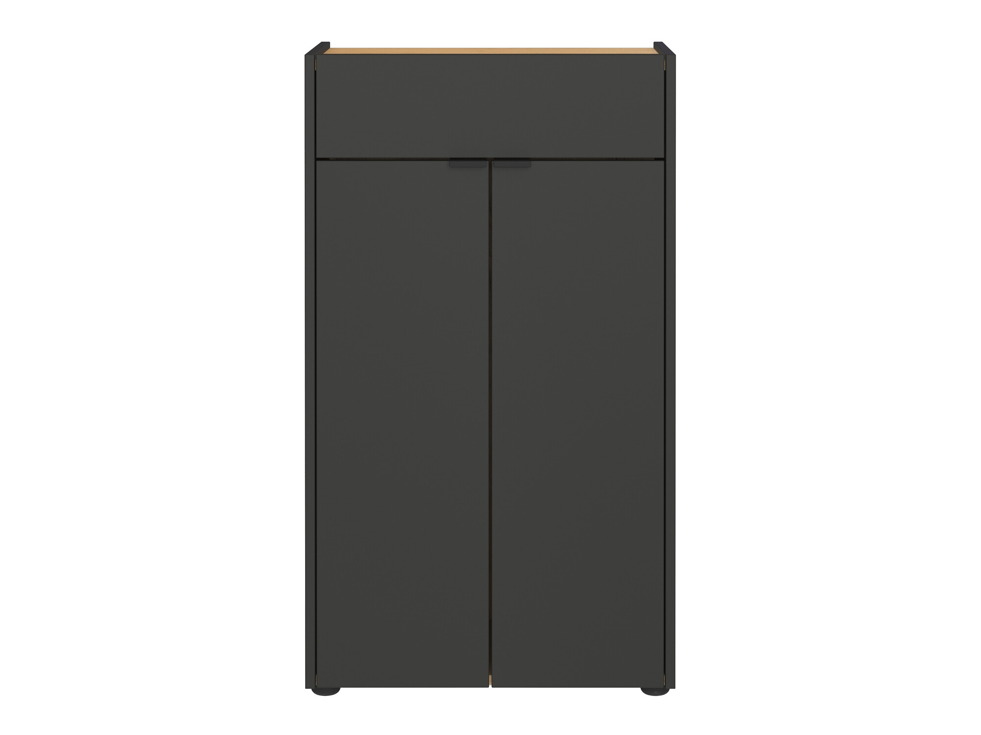 Álló fürdőszoba szekrény Ventei 102 (Grafit + Navarra tölgy)