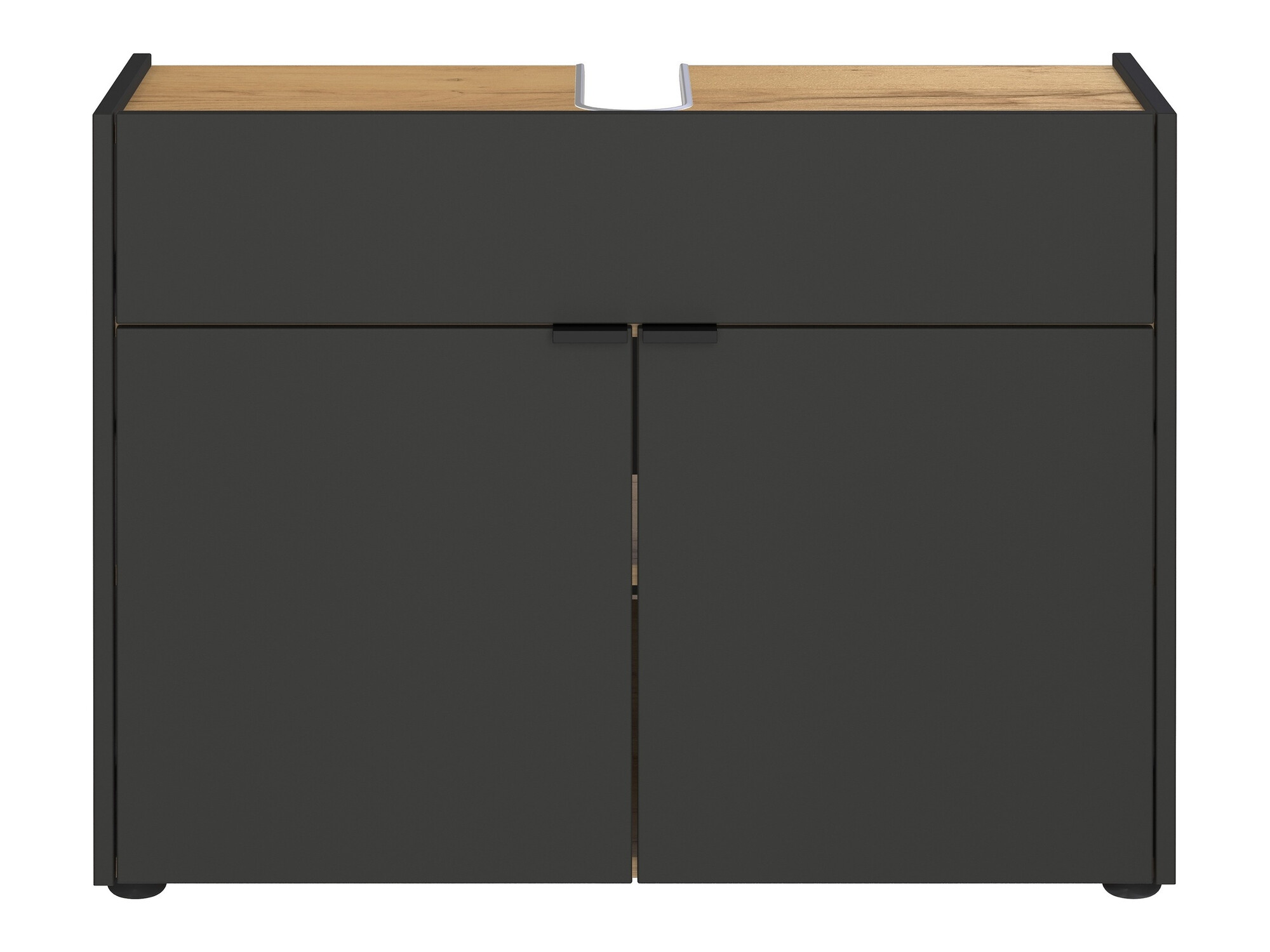Mosdó alatti álló szekrény Ventei 100 (Grafit + Navarra tölgy)
