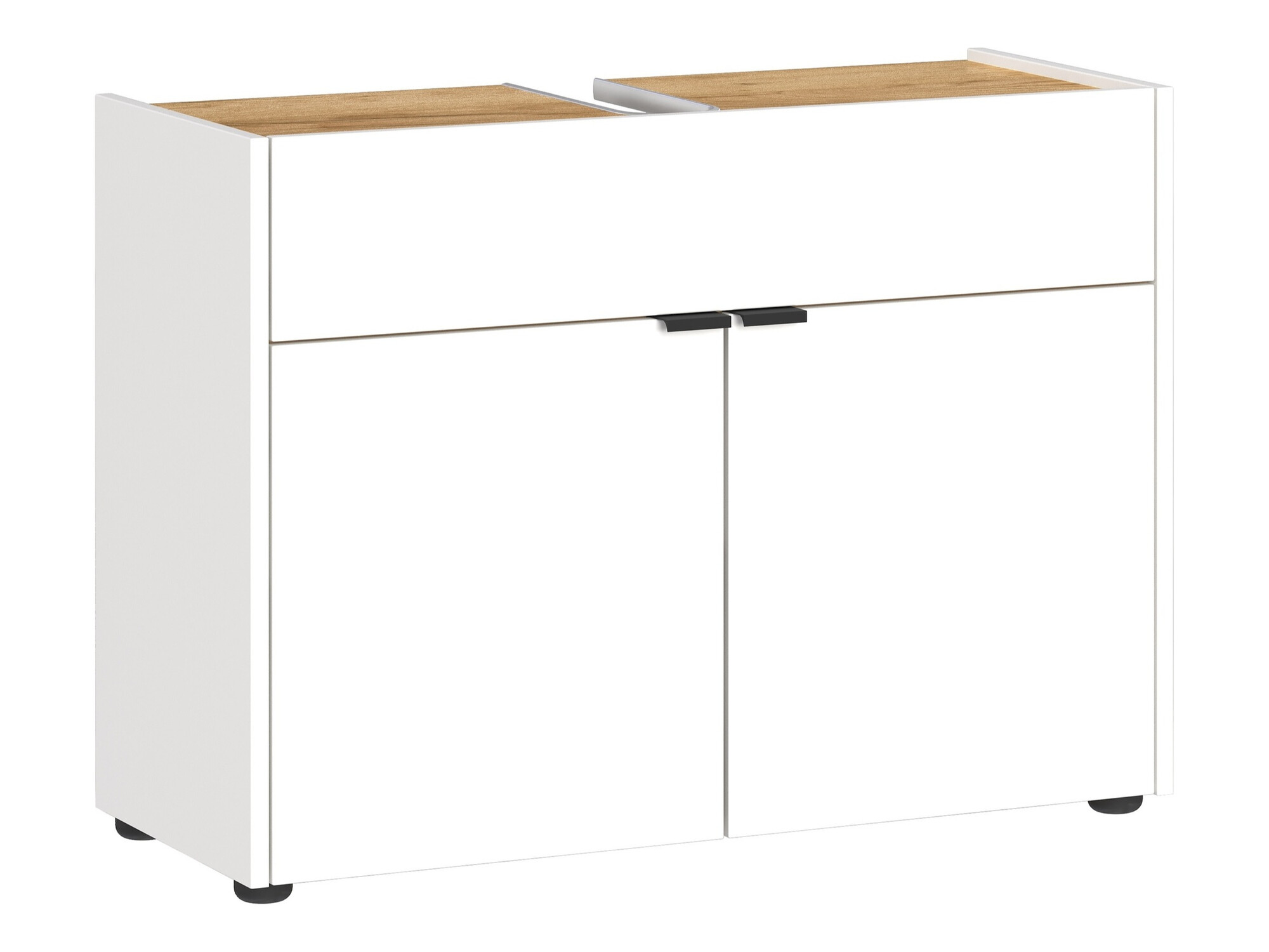 Mosdó alatti szekrény Ventei 100 (Fehér + Navarra tölgy)