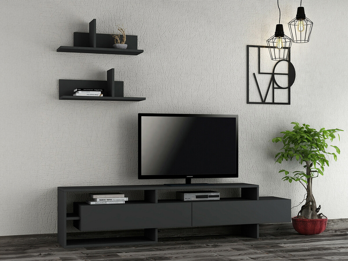 TV-állvány Kailua 2008 (Antracit)