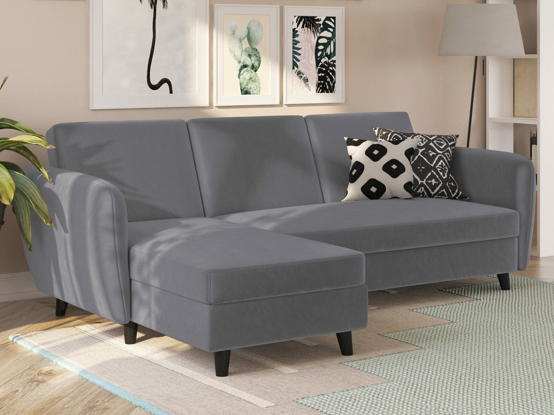 Sarokkanapé Tulsa 557 (Antracit)