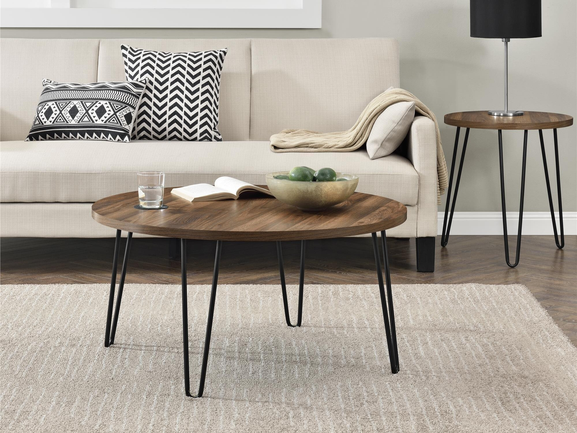 Dohányzóasztal Nutive 104 (Dió)