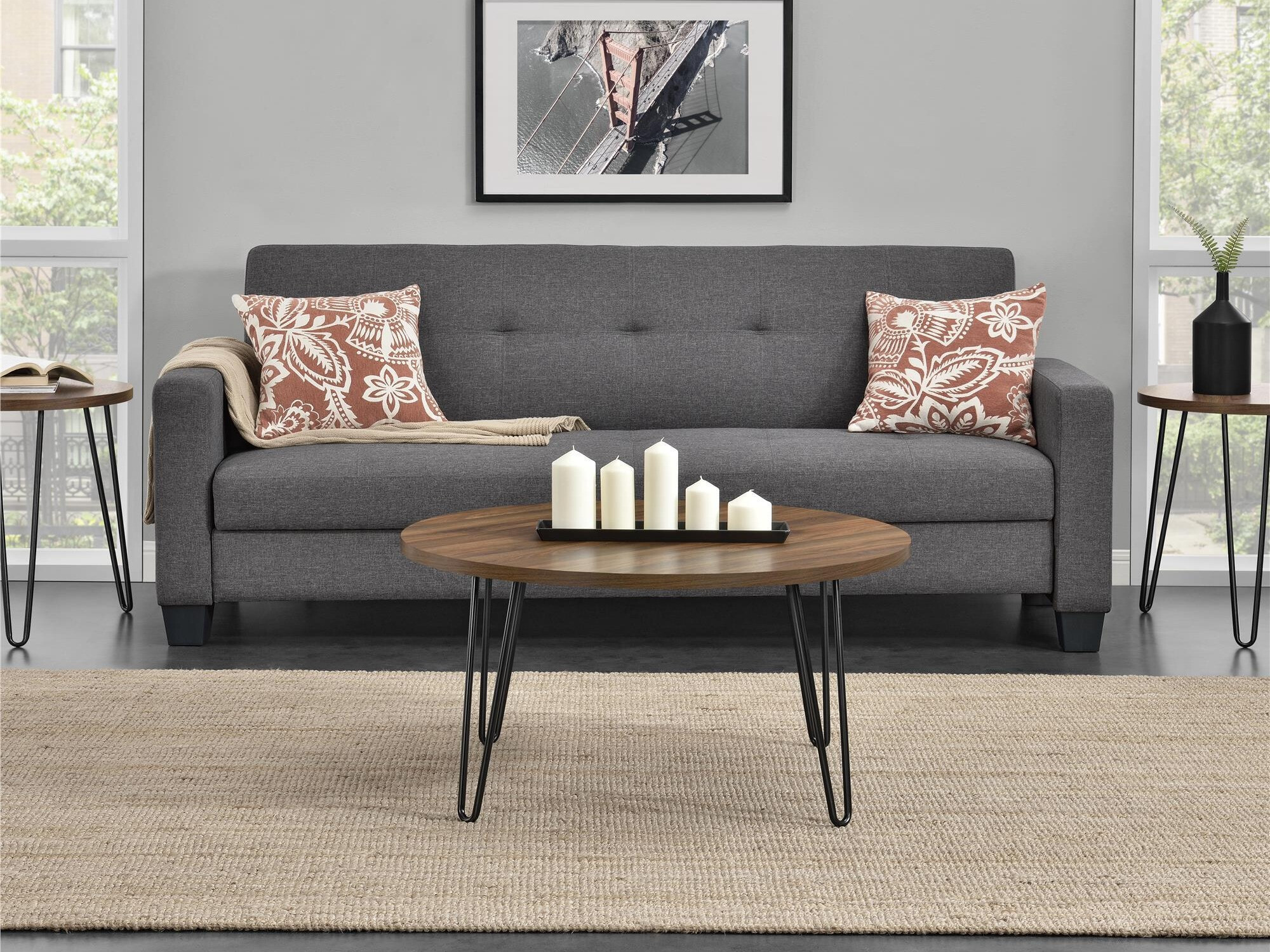 Dohányzóasztal Nutive 104 (Dió)