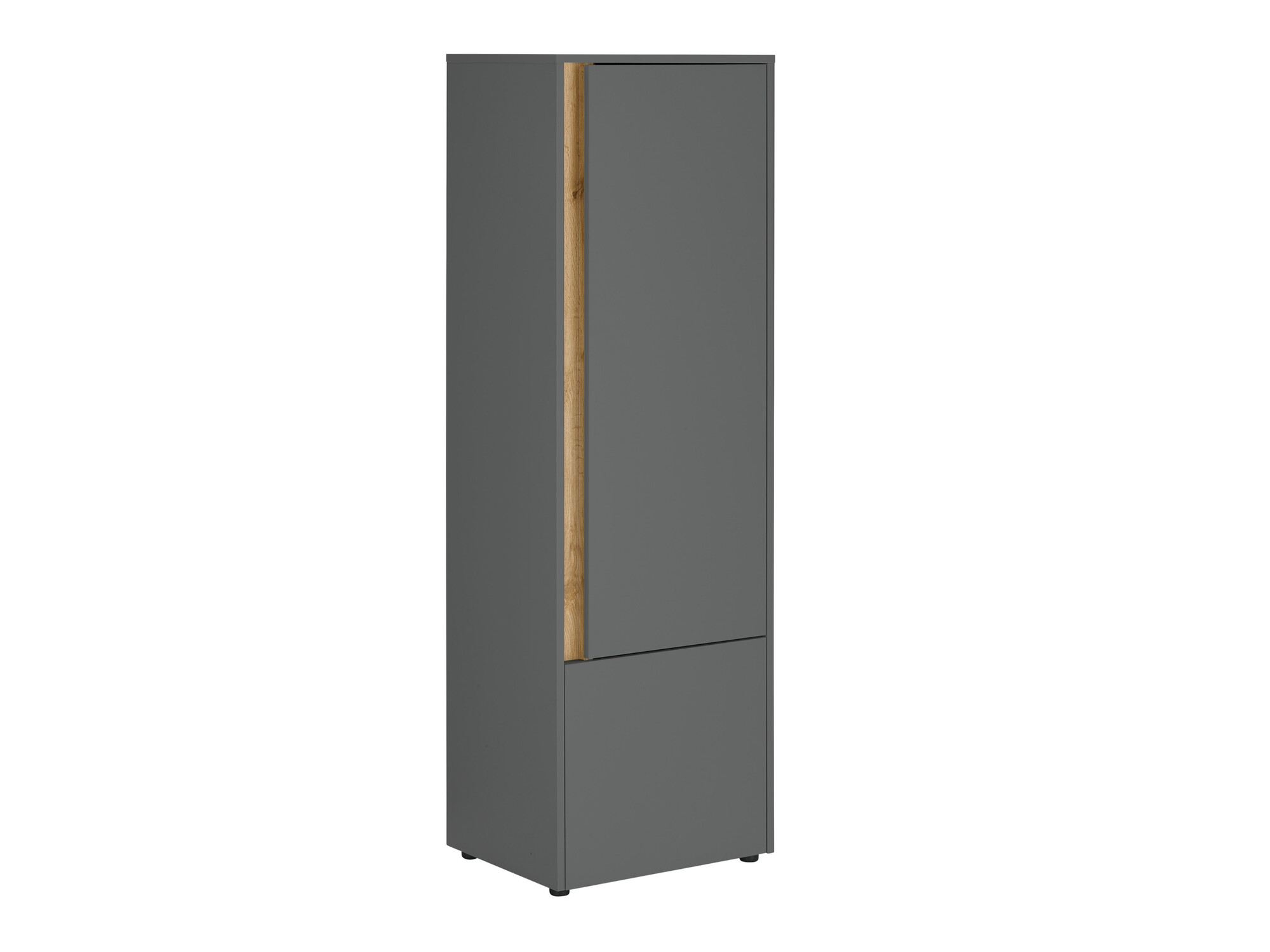 Könyvespolc Elbsori 104 (Antracit + Wotan tölgy)