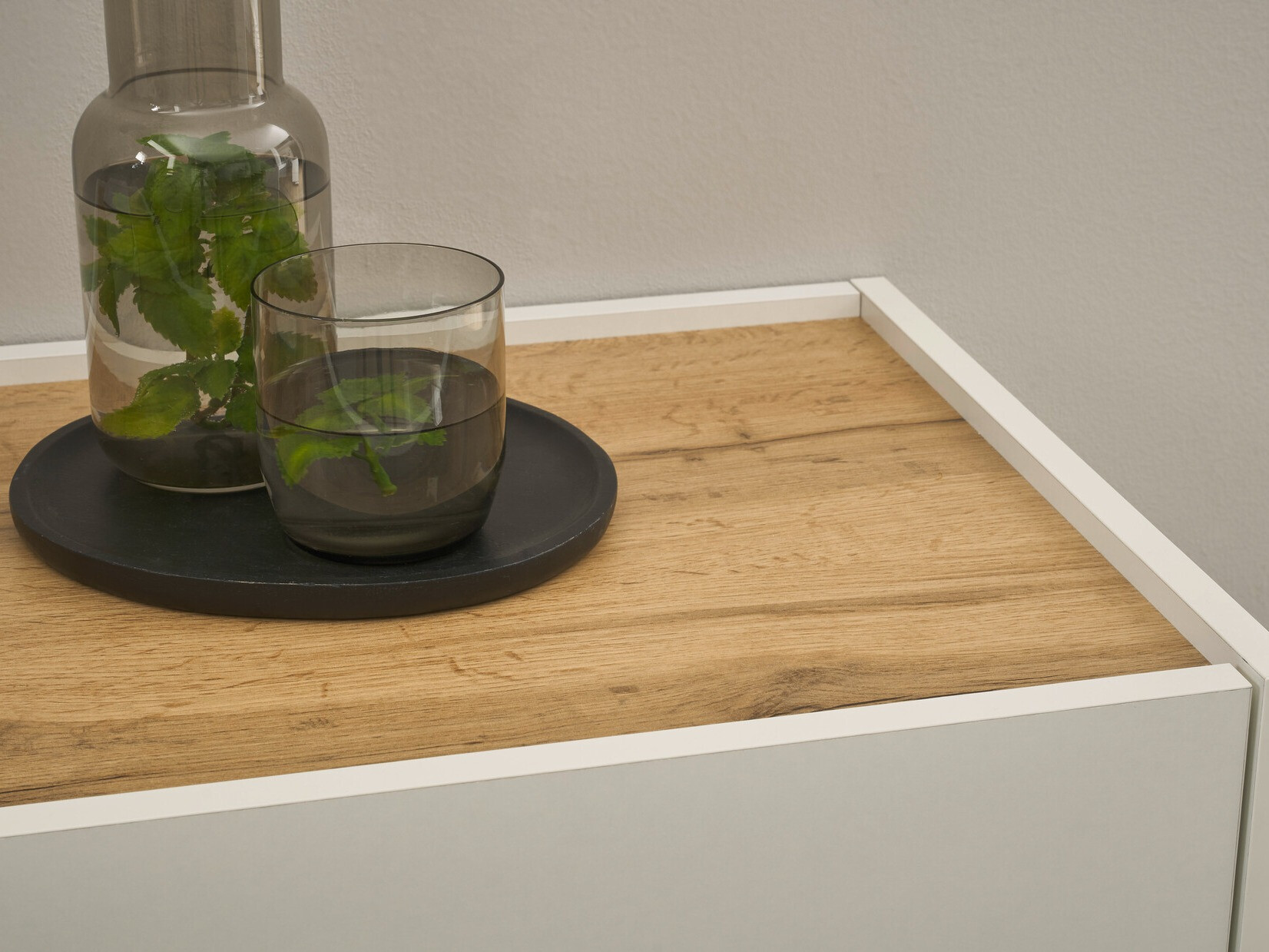 Íróasztal Elbsori 107 (Fehér + Wotan tölgy)