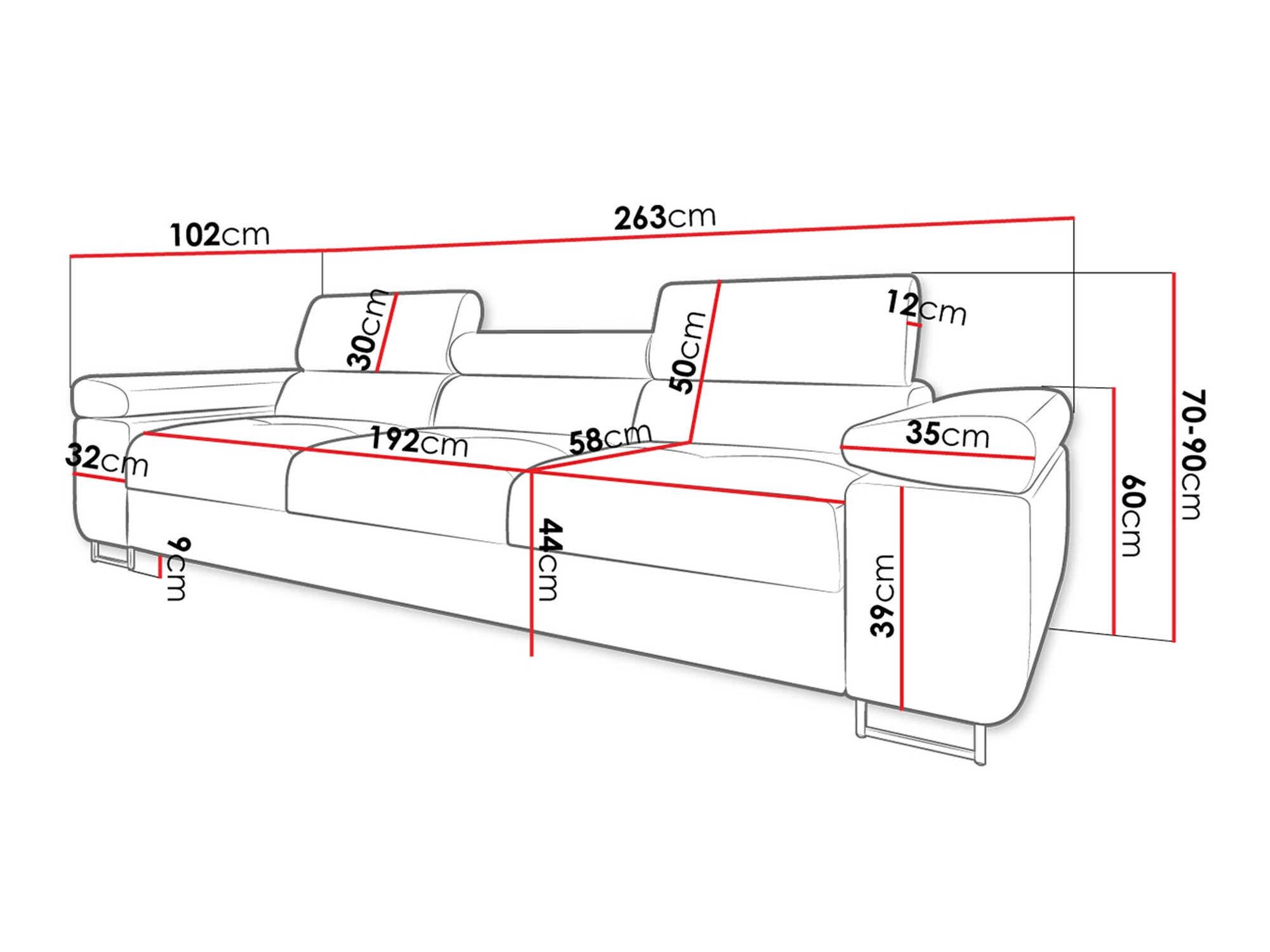 Kanapé Comfivo Eliferu 104 (Manila 02)