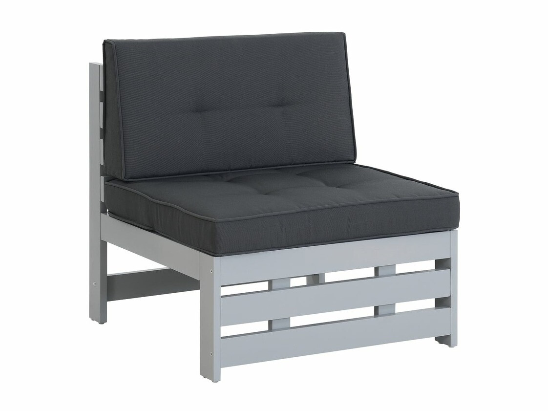 Kerti fotel Riverton 758 (Fekete + Szürke)