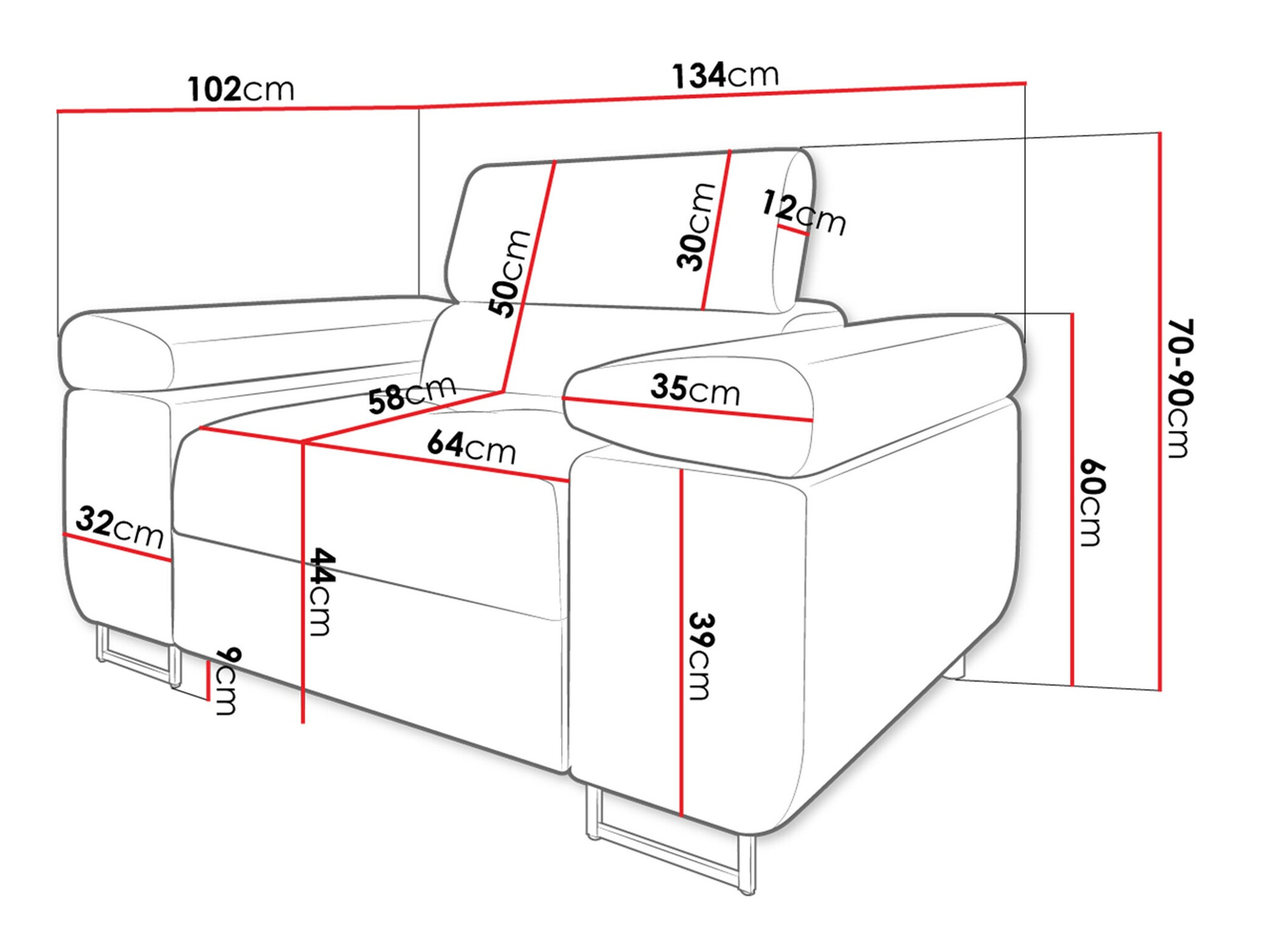 Fotel Comfivo Eliferu 106 (Manila 16)