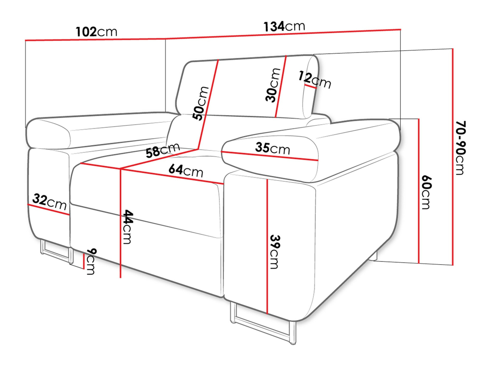 Fotel Comfivo Eliferu 106 (Manila 26)