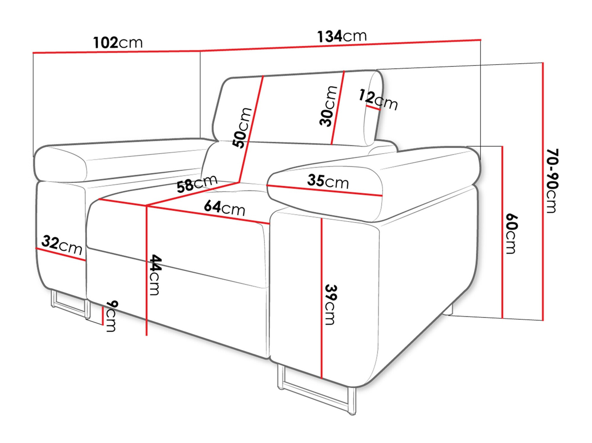 Fotel Comfivo Eliferu 106 (Poso 47)