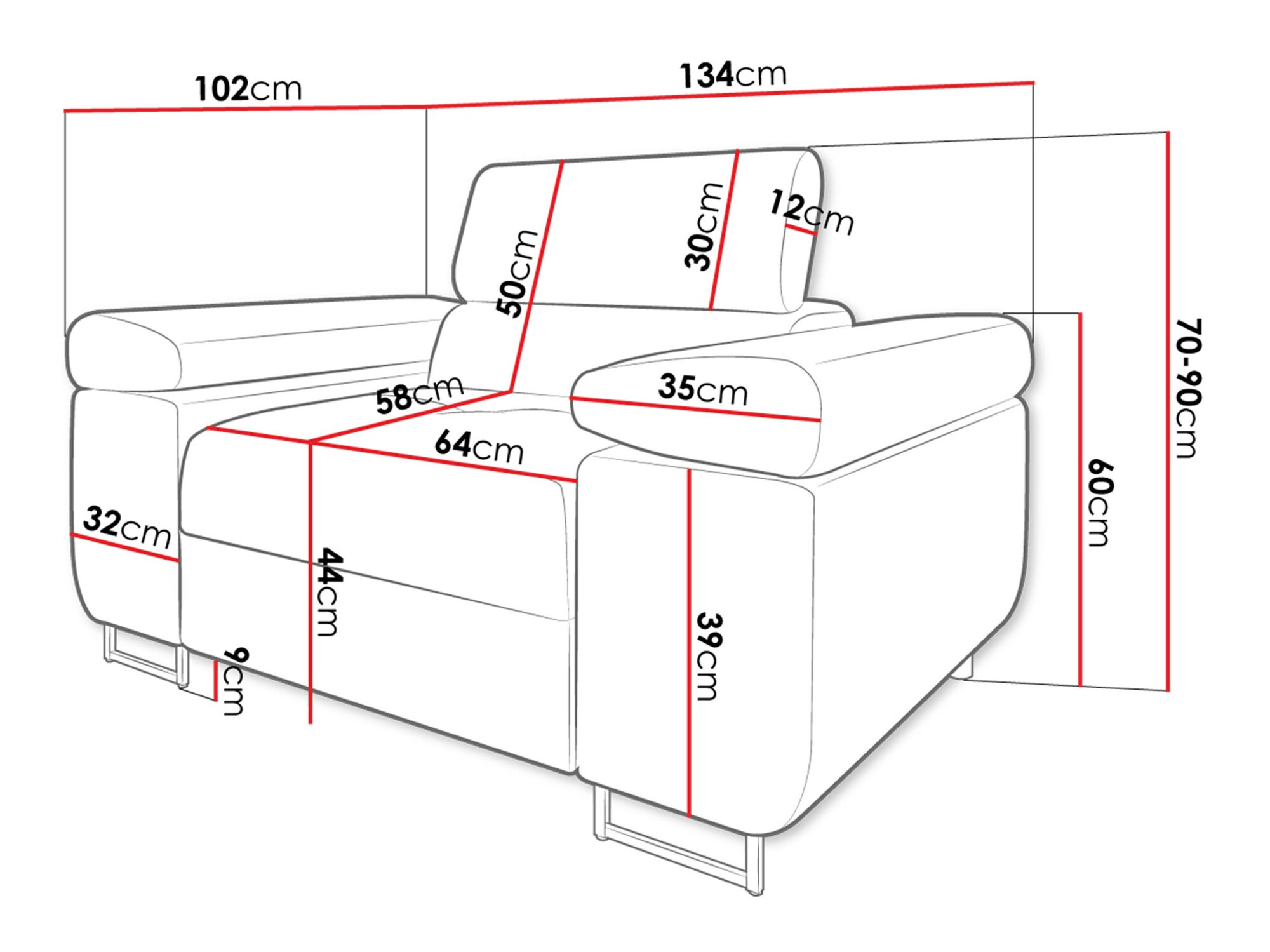Fotel Comfivo Eliferu 106 (Soft 066 + Lux 03)