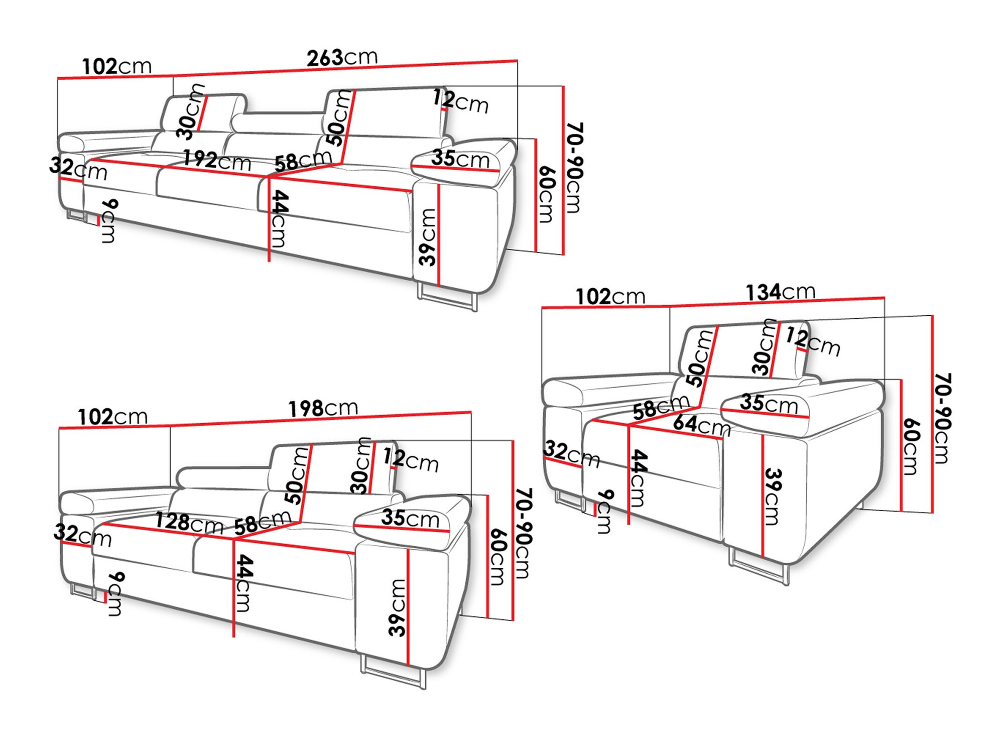Kárpitozott bútorok Comfivo Eliferu 107 (Manila 16)