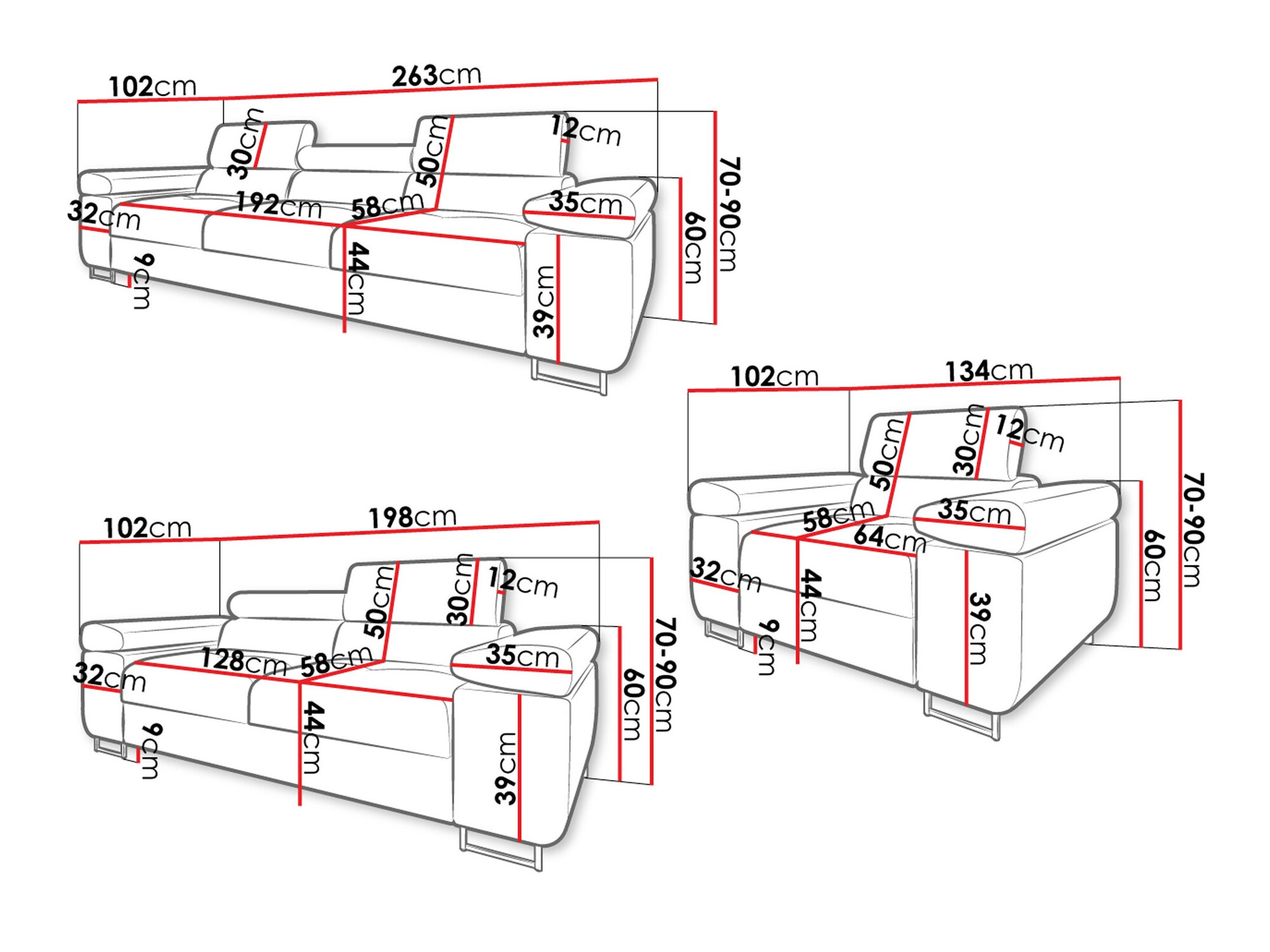 Kárpitozott bútorok Comfivo Eliferu 107 (Manila 18)
