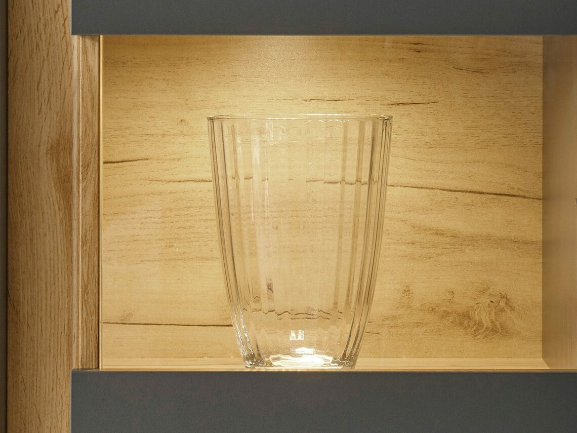 Nappali szett Elbsori 122 (Antracit + Wotan tölgy)