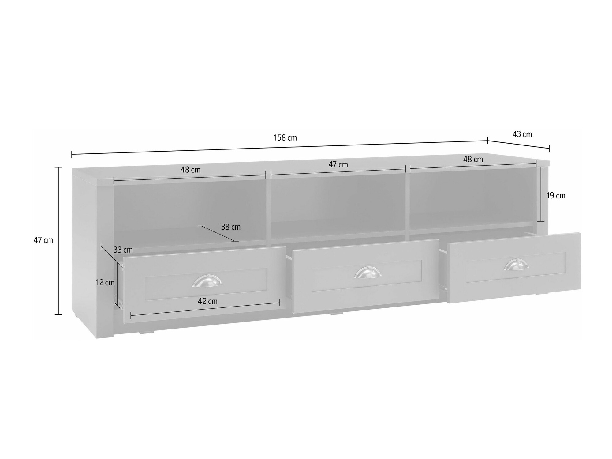 TV-állvány Evalira 100