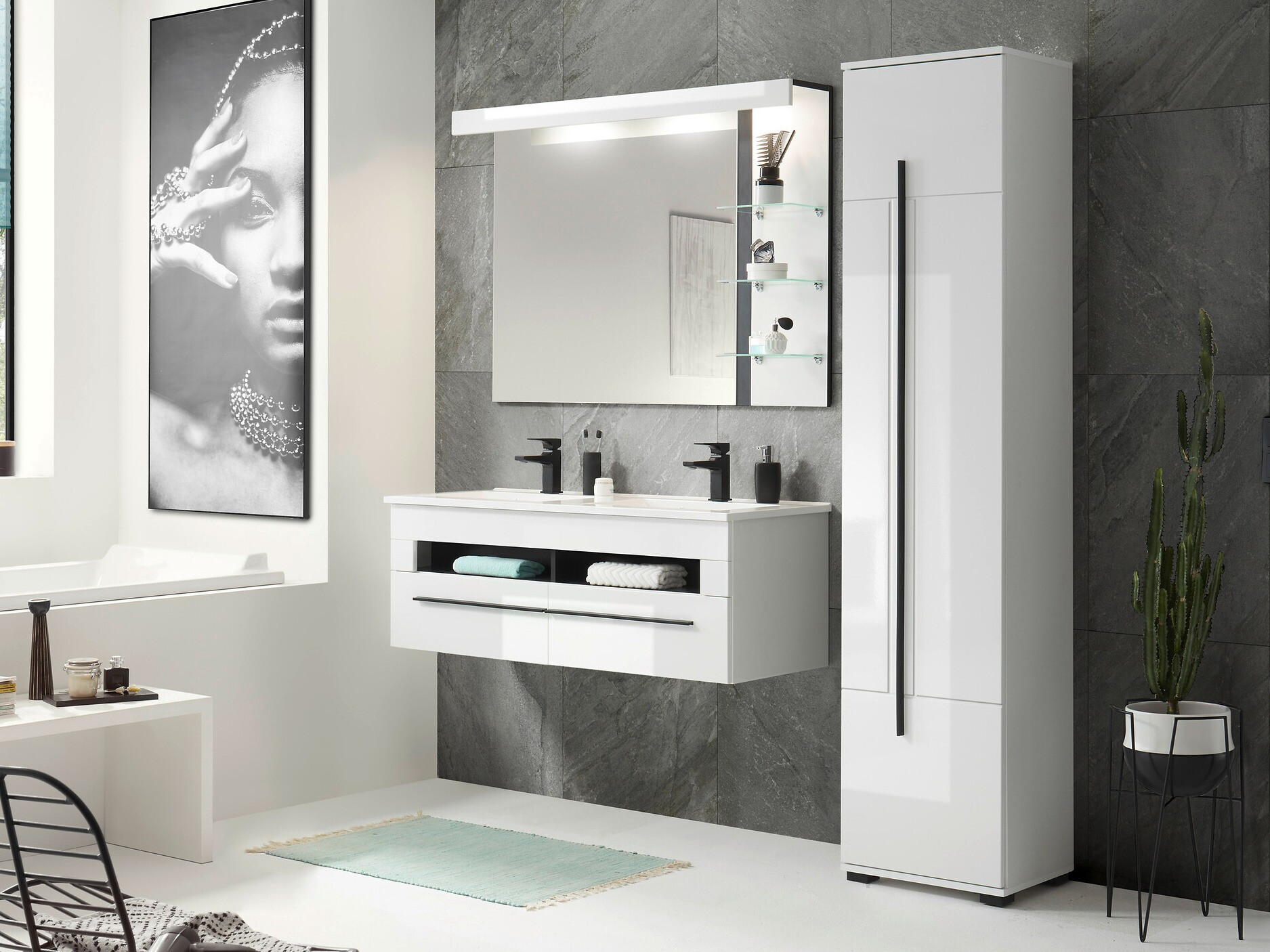 Álló fürdőszoba szekrény Torbelu 106