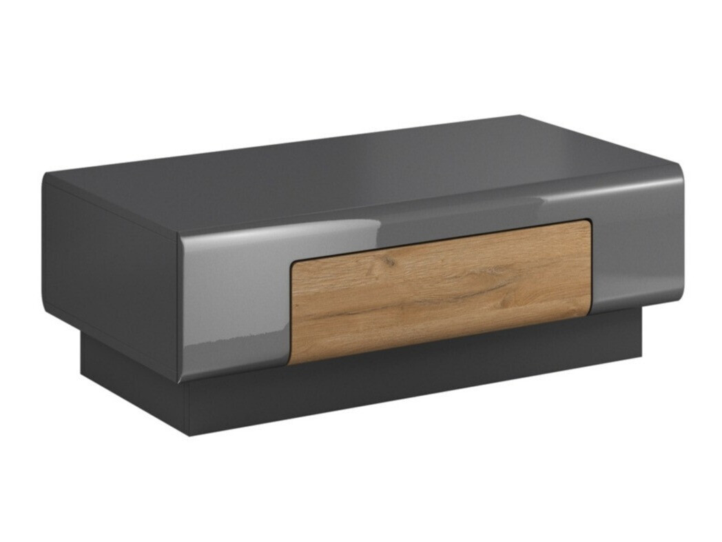 Dohányzóasztal Torsone 111 (Antracit + Gloss antracit + Grandson tölgy)