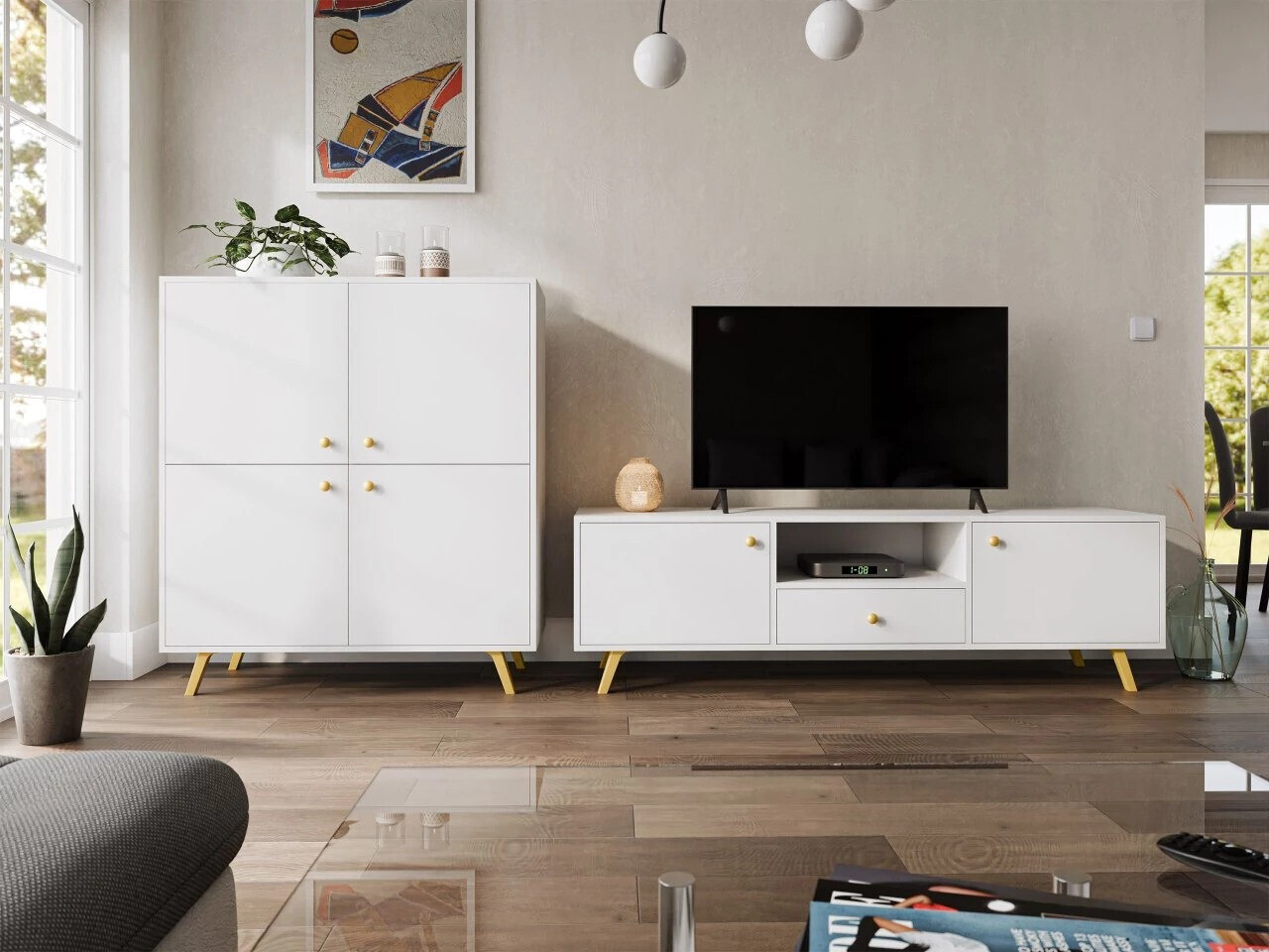 Szekrény Monfera 103 (Fehér)