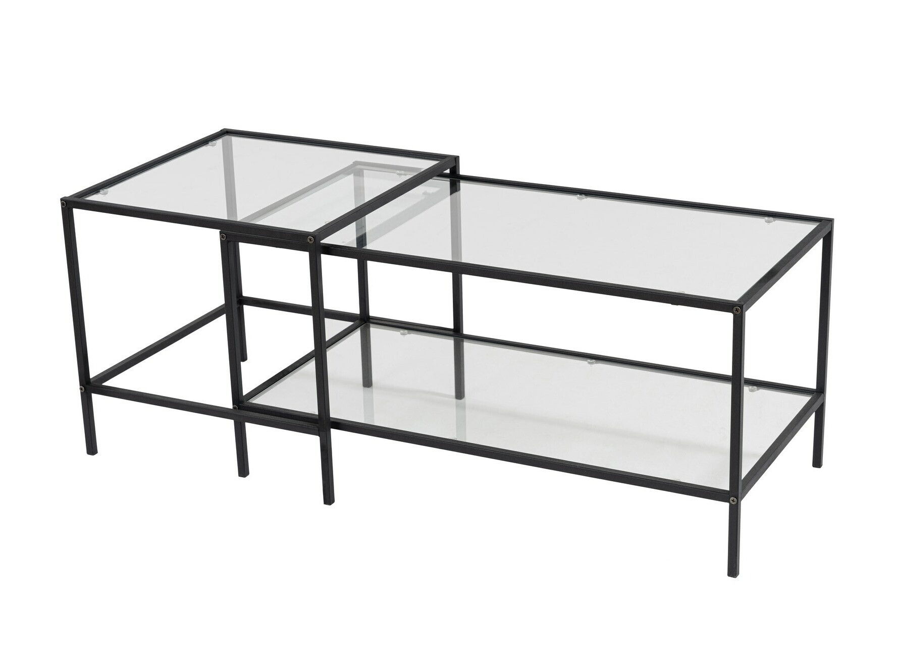 Dohányzóasztal szett Kailua 2039 (Fekete)