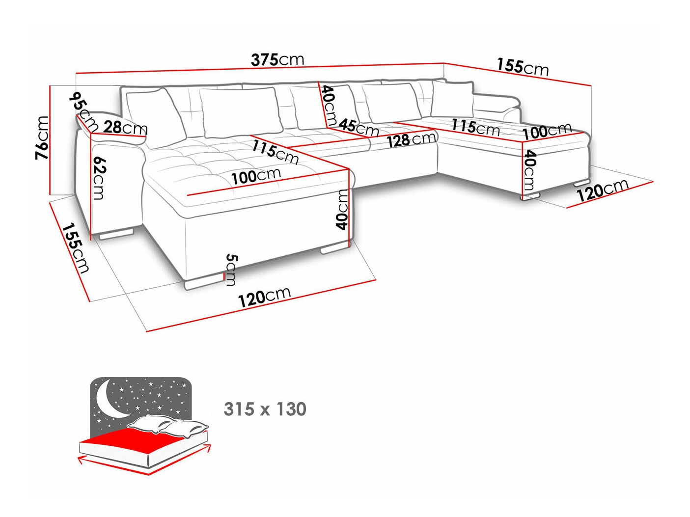 Sarokkanapé Comfivo 359 (Poso 100)
