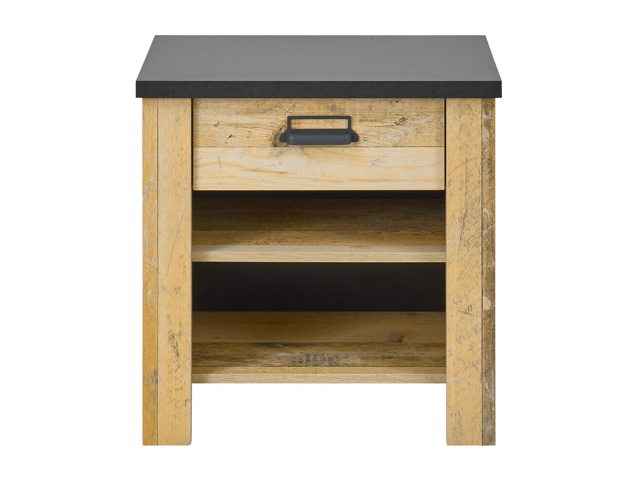 Éjjeliszekrény Cirtale 102 (Érett tölgy + Antracit)