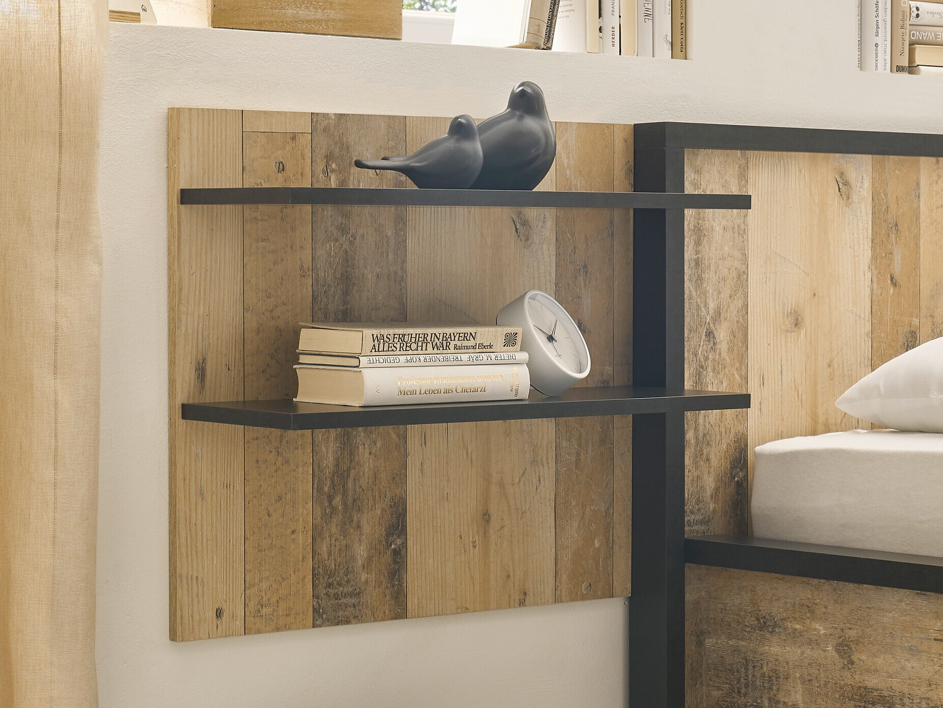 Fali polc Cirtale 105 (Érett tölgy + Antracit)