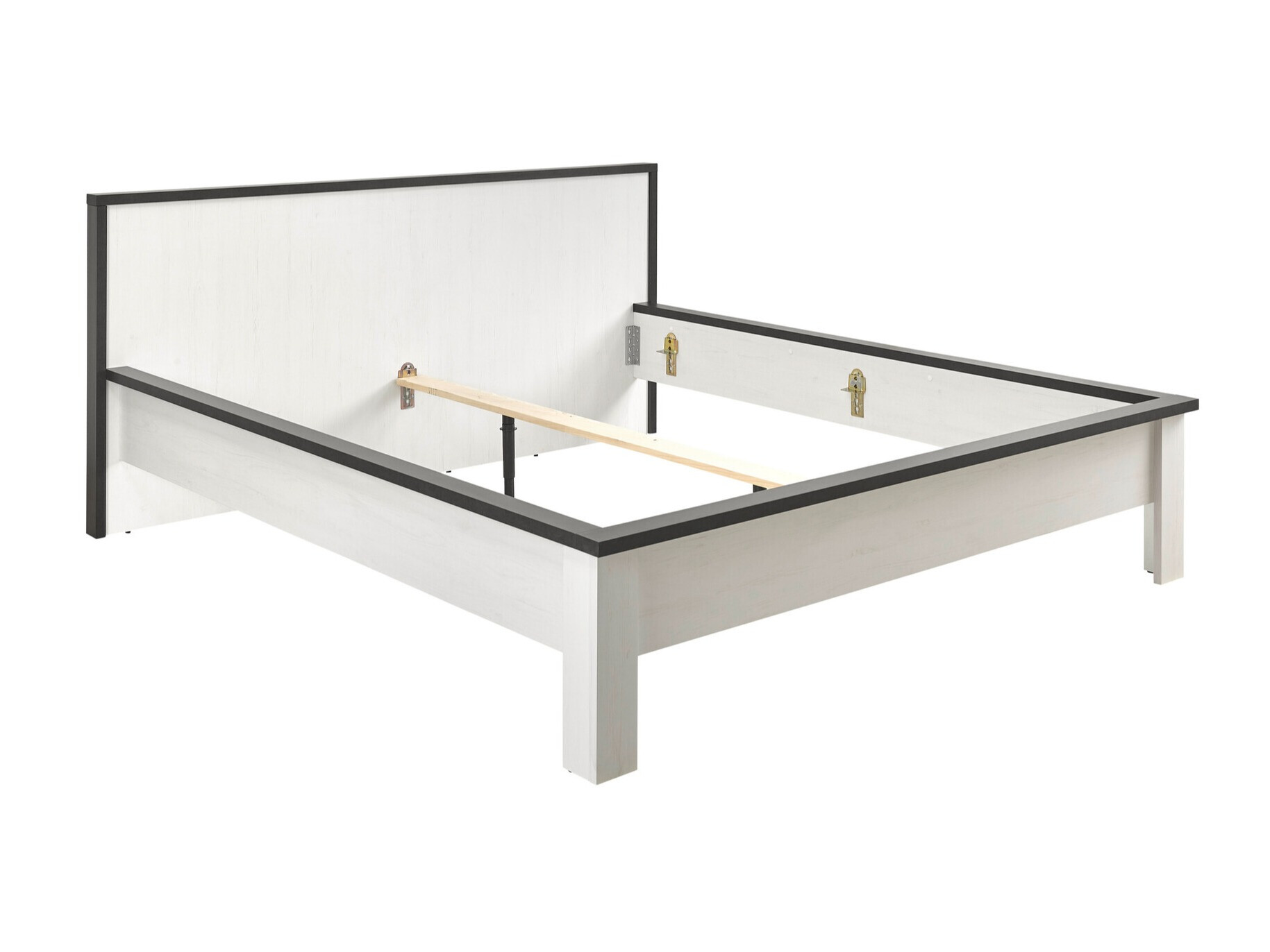 Ágy Cirtale 109 (Fehérített fenyő + Antracit)