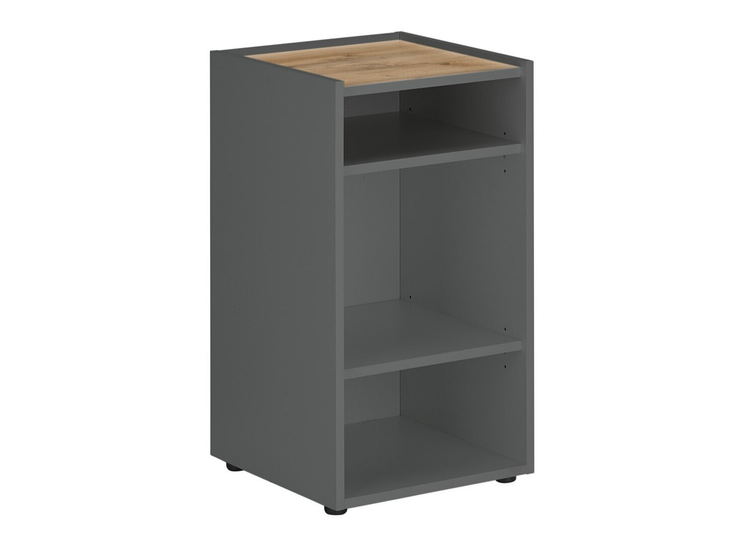 Könyvespolc Elbsori 149 (Antracit + Wotan tölgy)