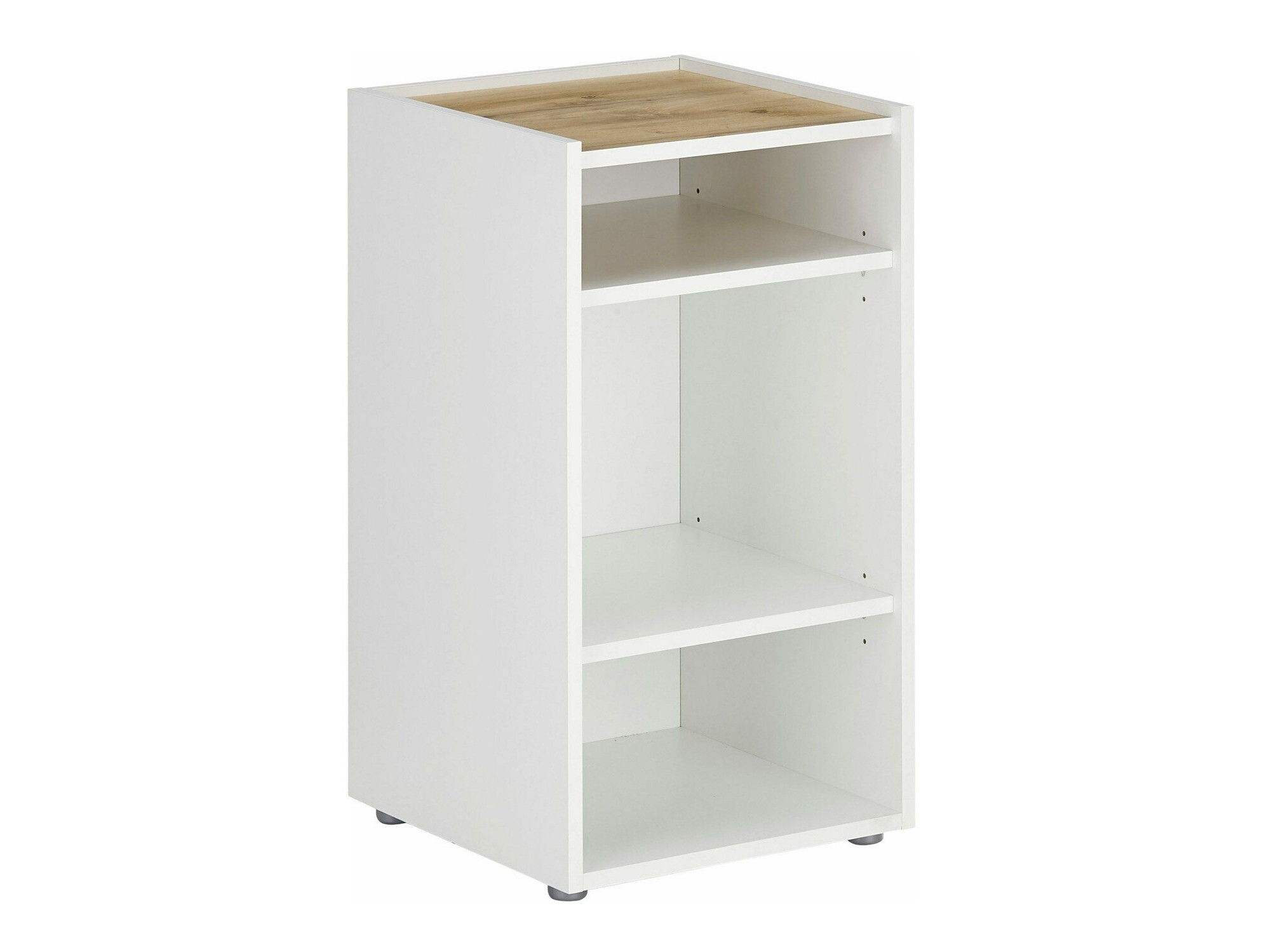 Könyvespolc Elbsori 149 (Fehér + Wotan tölgy)